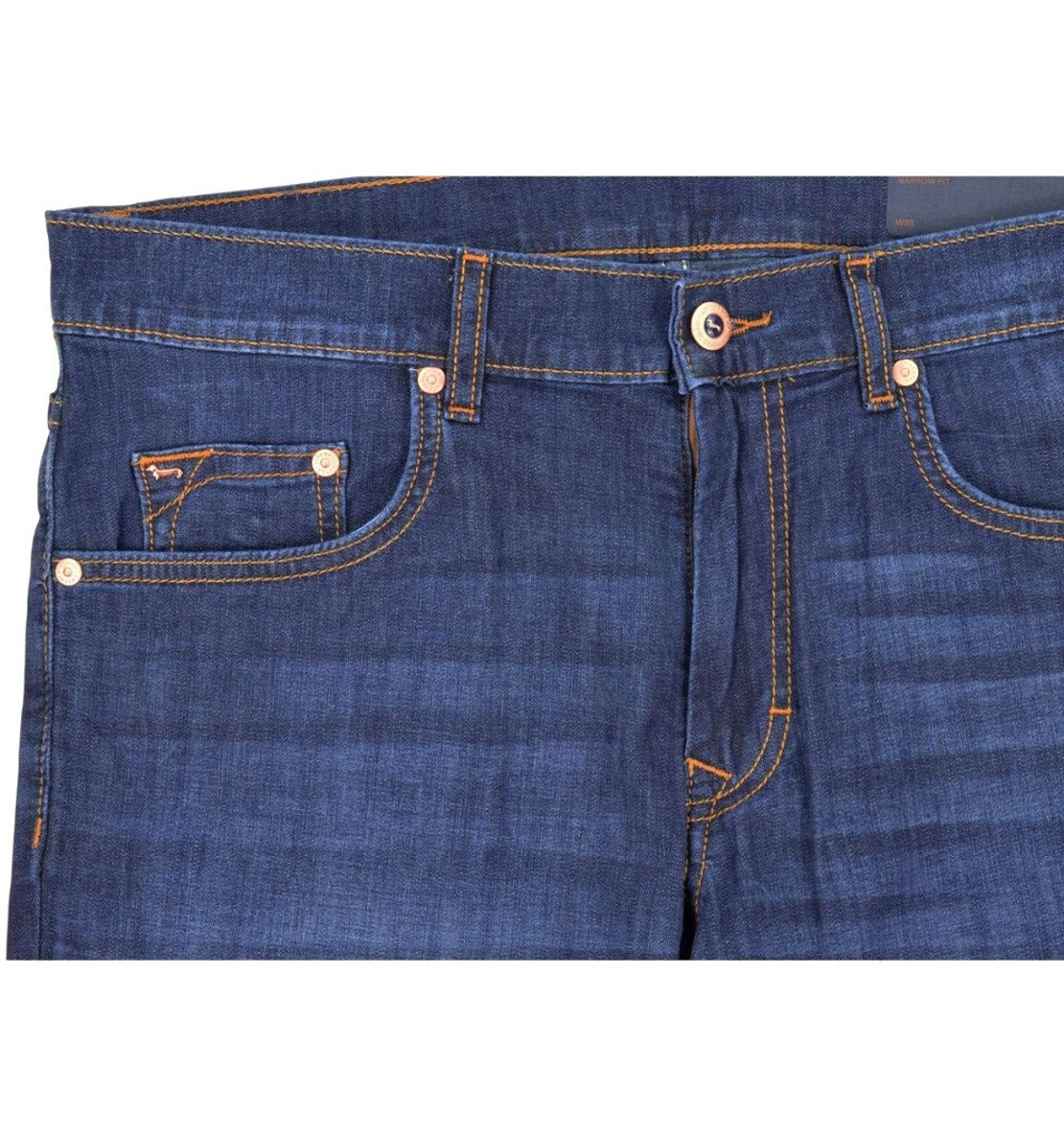 Straight-Leg Denim Jeans