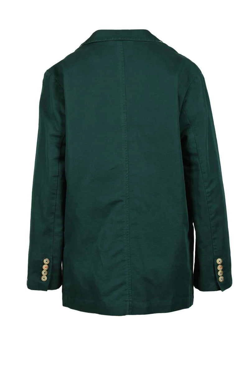 Jacket Cotton Linen Green