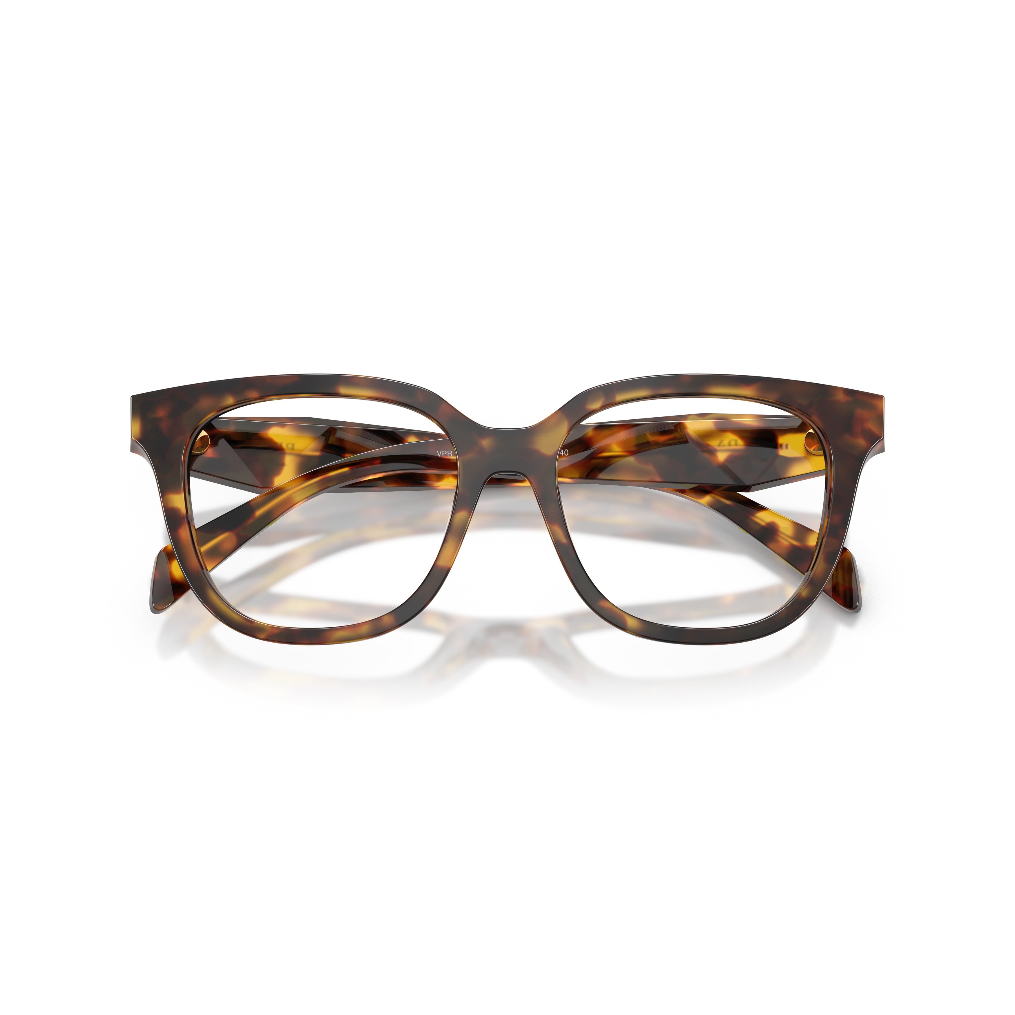 0pr C11v Classic Tortoiseshell Square Frame Eyeglasses