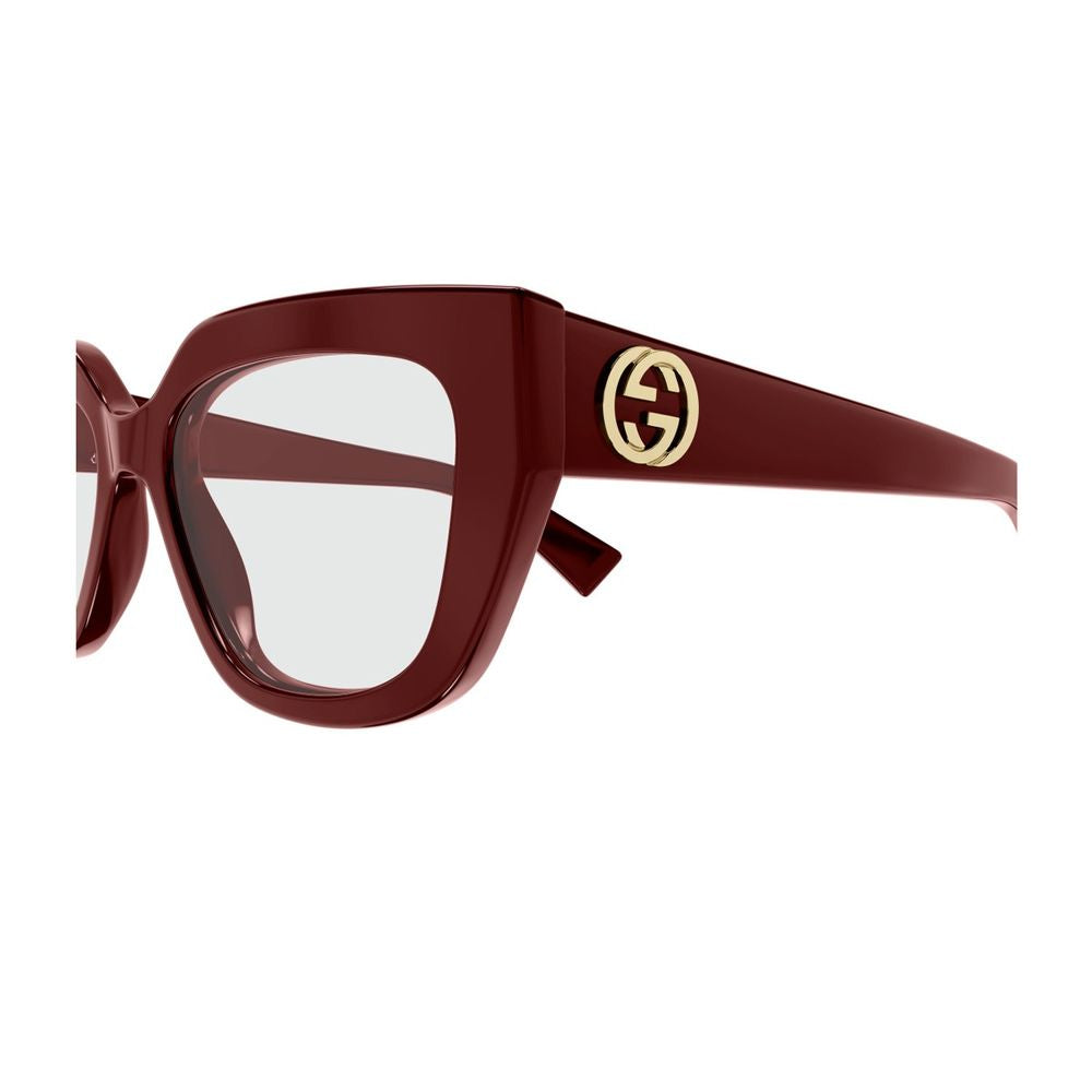 Gg1847O Emblem Line Bordeaux Acetate Cat-Eye Sunglasses