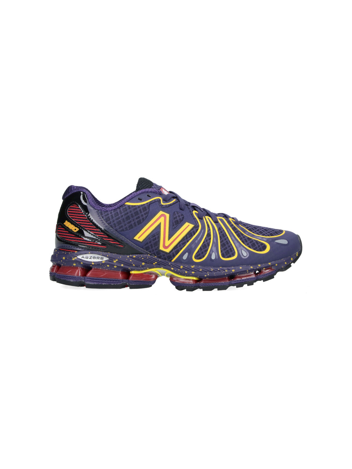 Purple Dynamic Mesh Vibrant Accent Sneakers