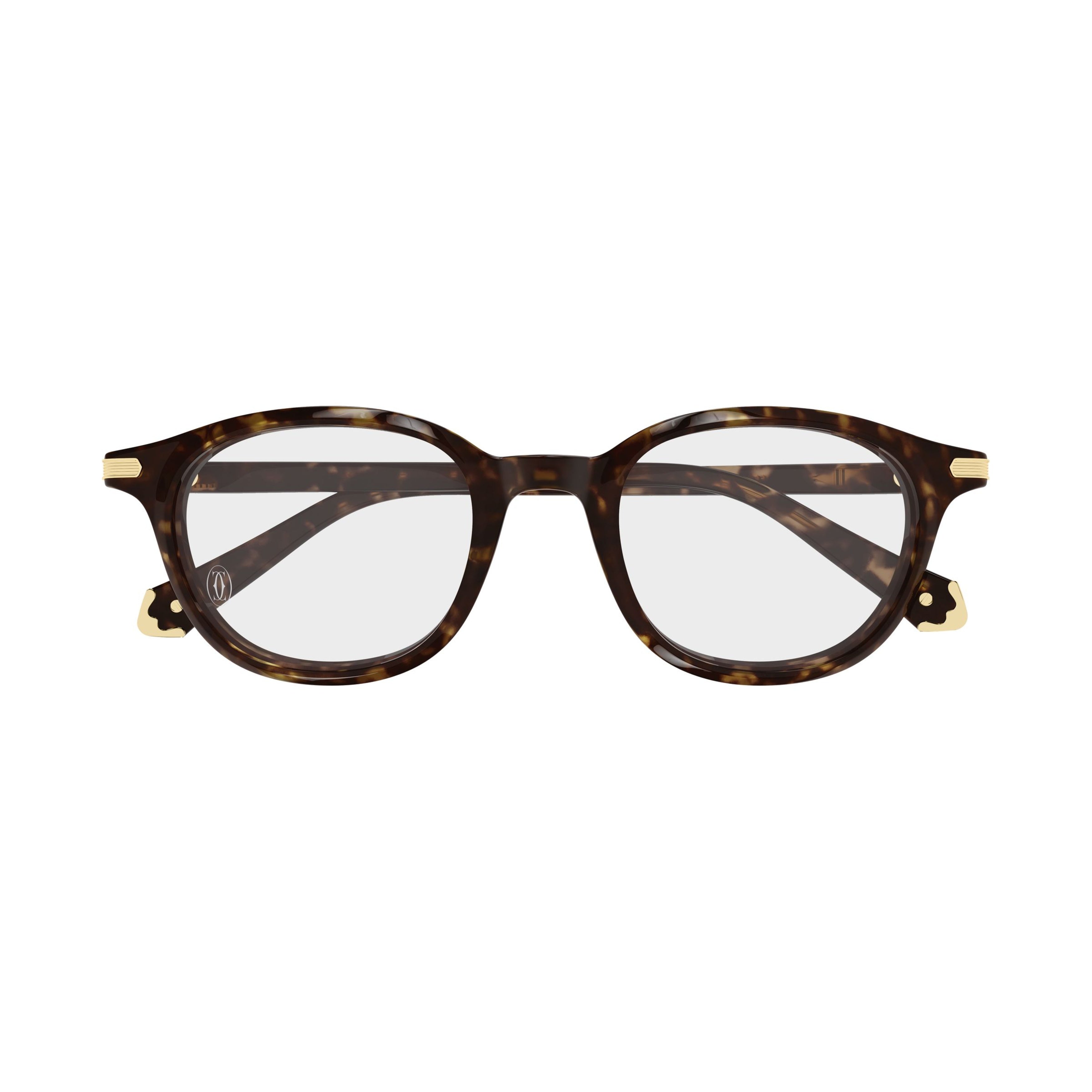 Tortoiseshell Acetate Eyeglasses With Gold-Tone Accents