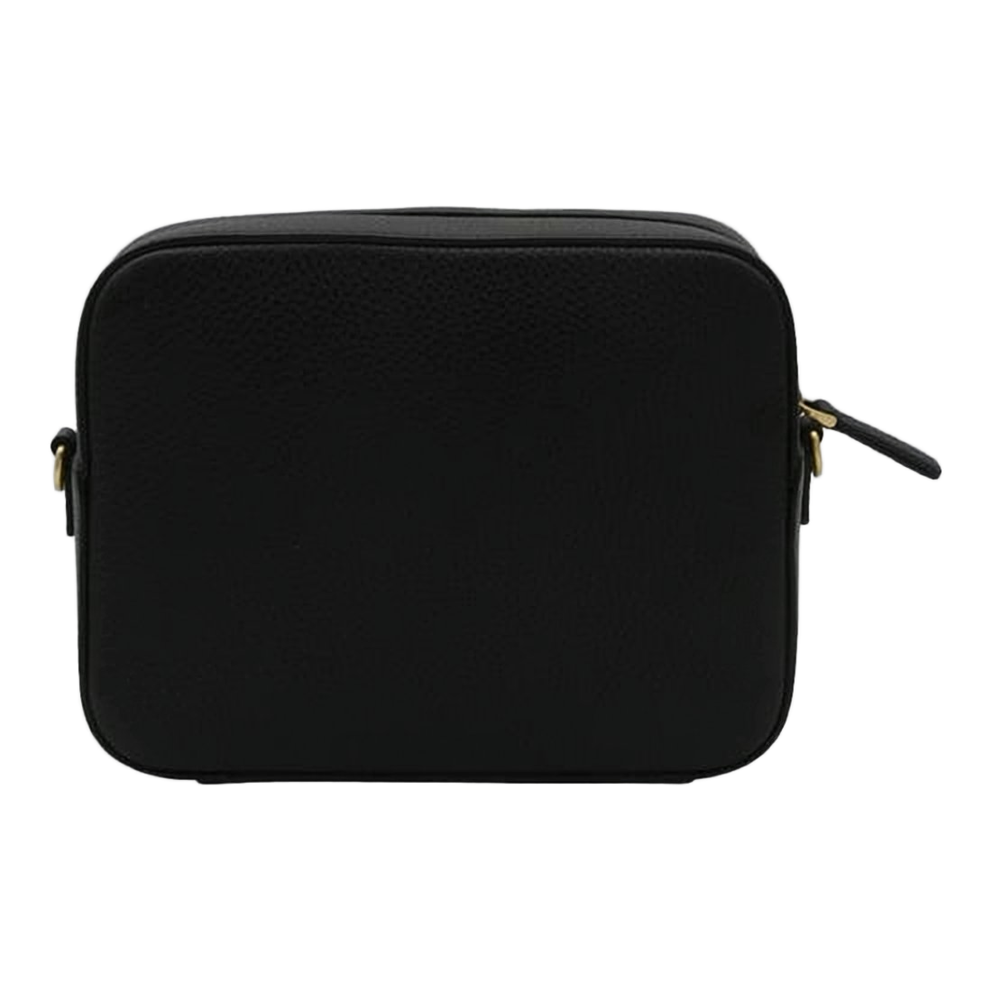 Rectangular Crossbody Bag with Textured Calf Leather
