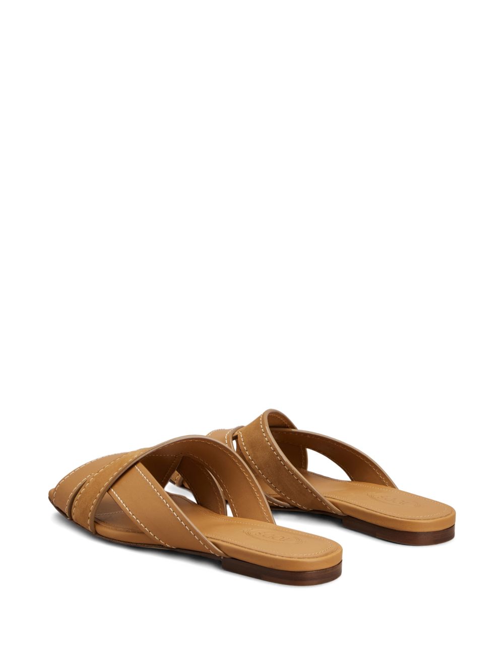 Crisscross Strap Flat Sandals