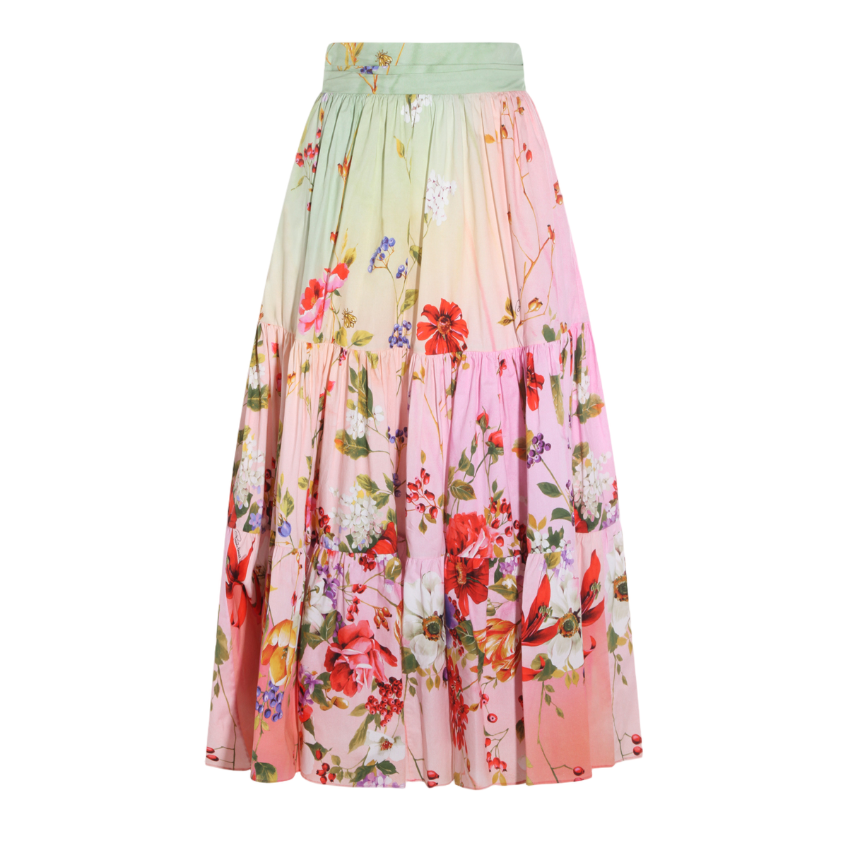 Fitted Midi Skirt