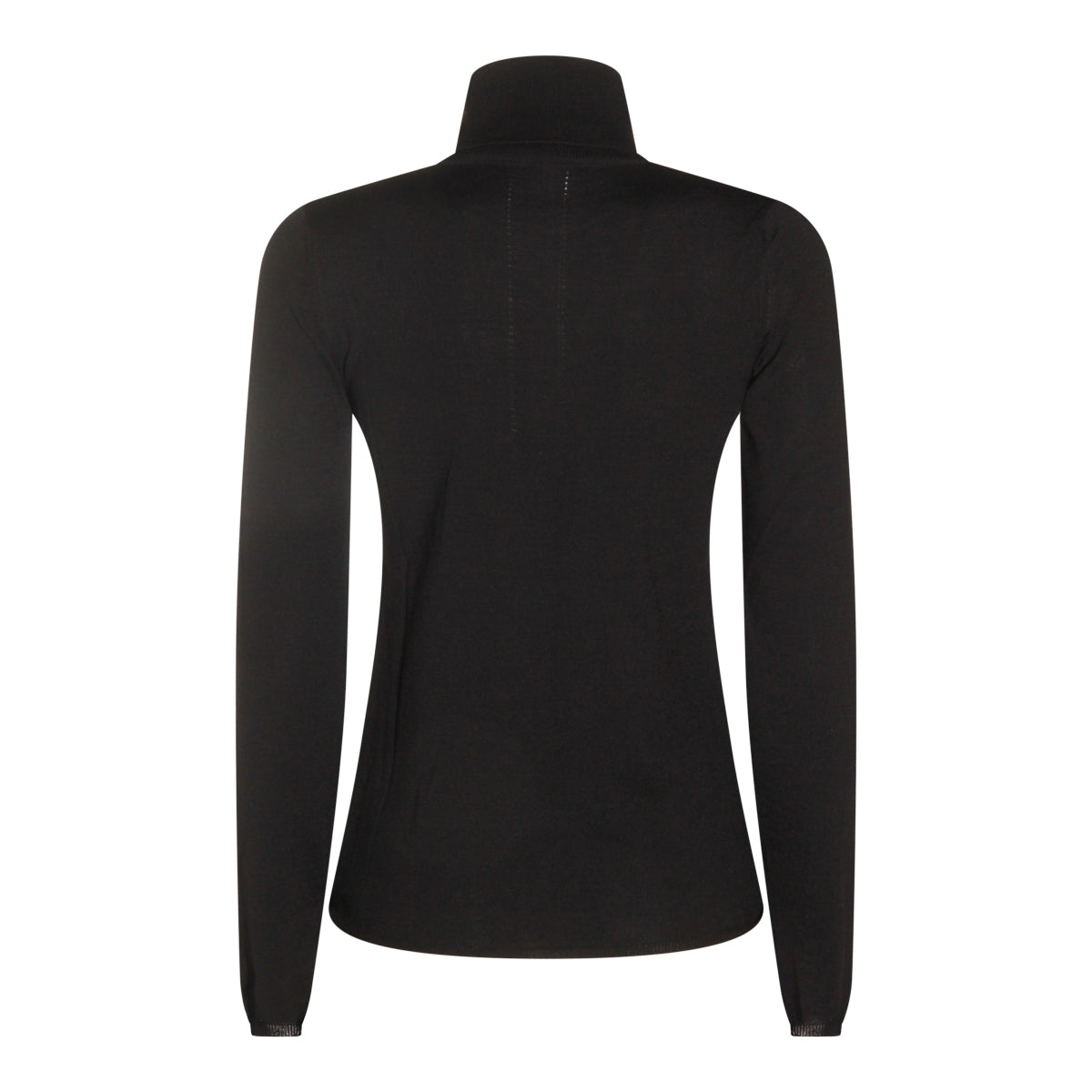 Black Wool Knitwear