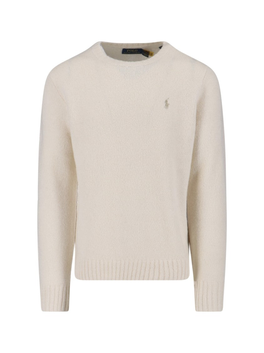 Logo Sweater – Beige