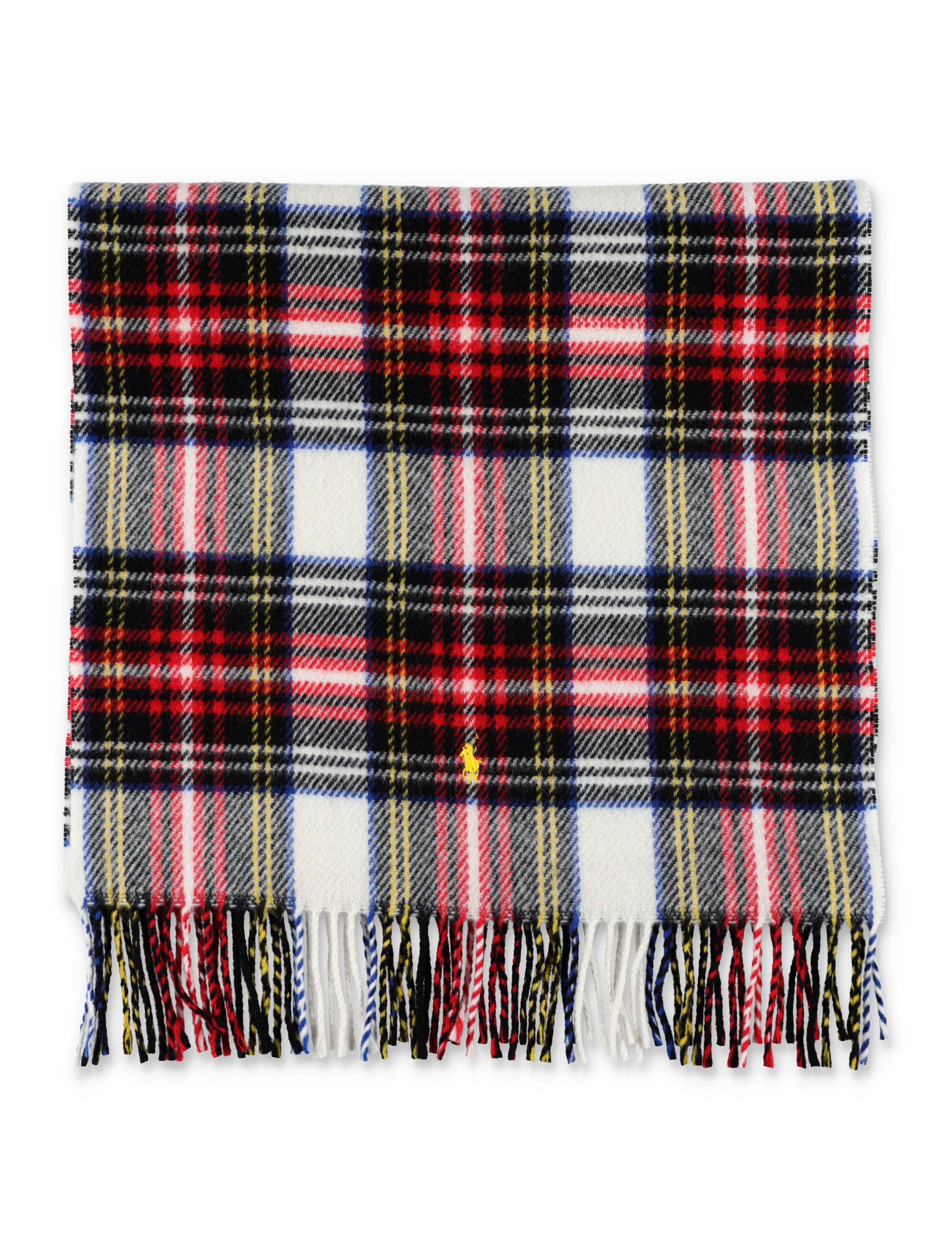 Polo Recycled Wool Tartan Scarf