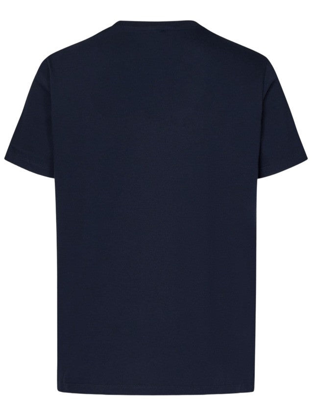 Blue Cotton Jersey T-Shirt