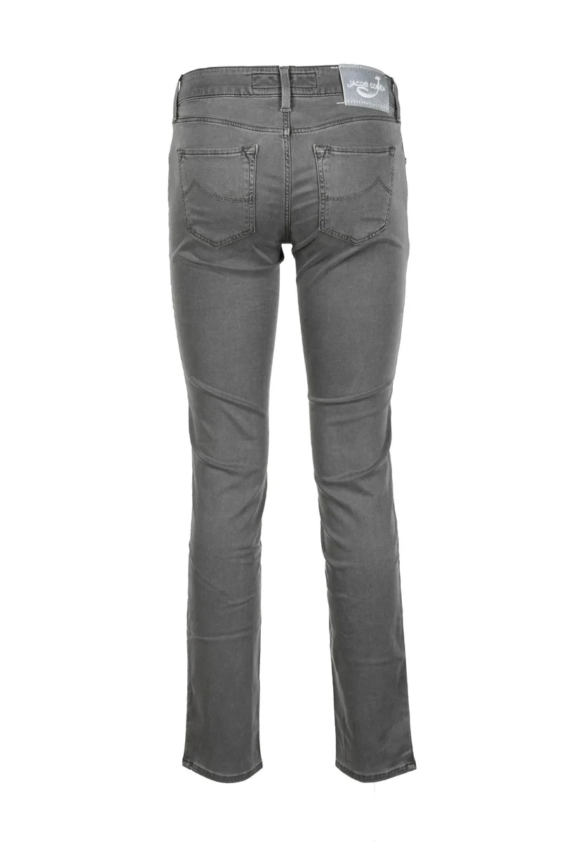 Lyocell Modal Cotton Elastane Jeans - Grey