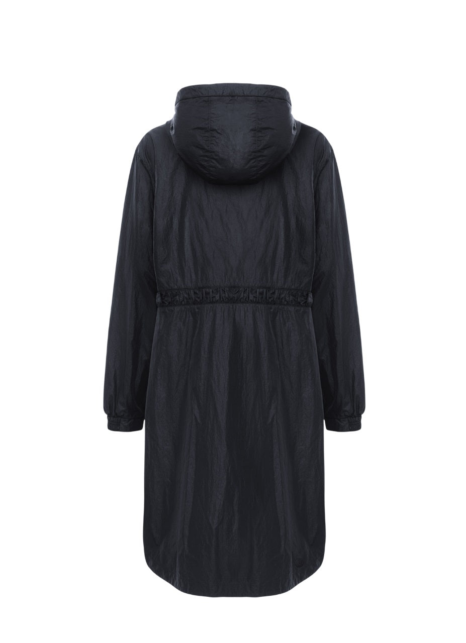 Lightweight Water-Repellent Windbreaker With Fixed Hood