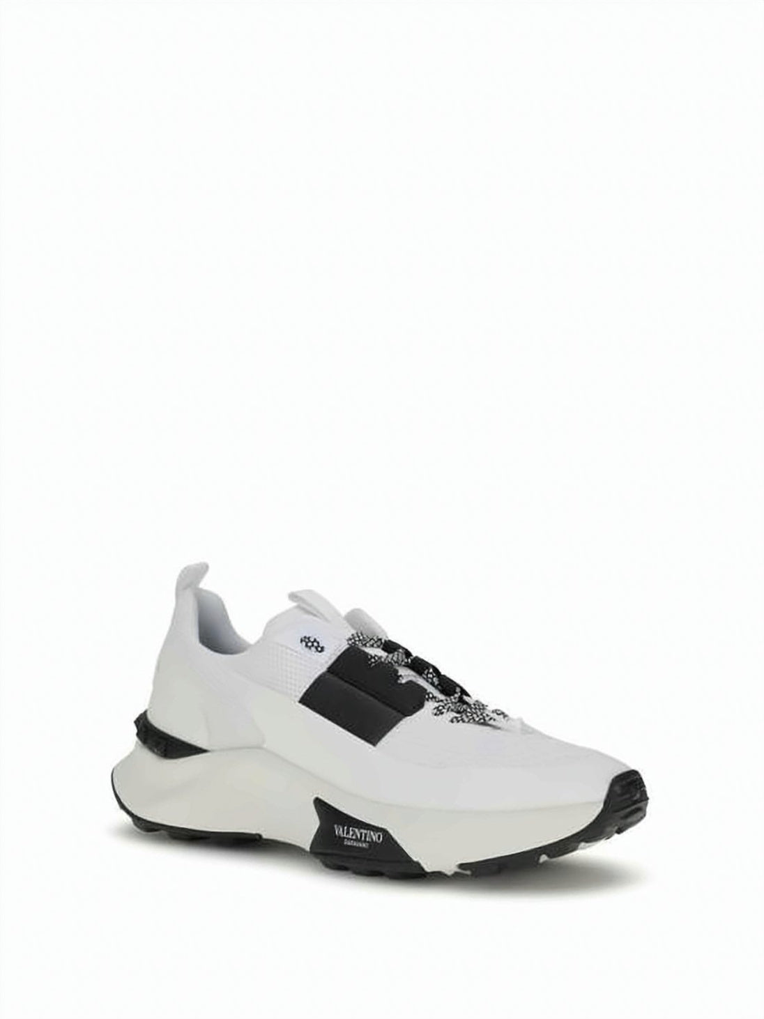 White Calf Leather Sneakers
