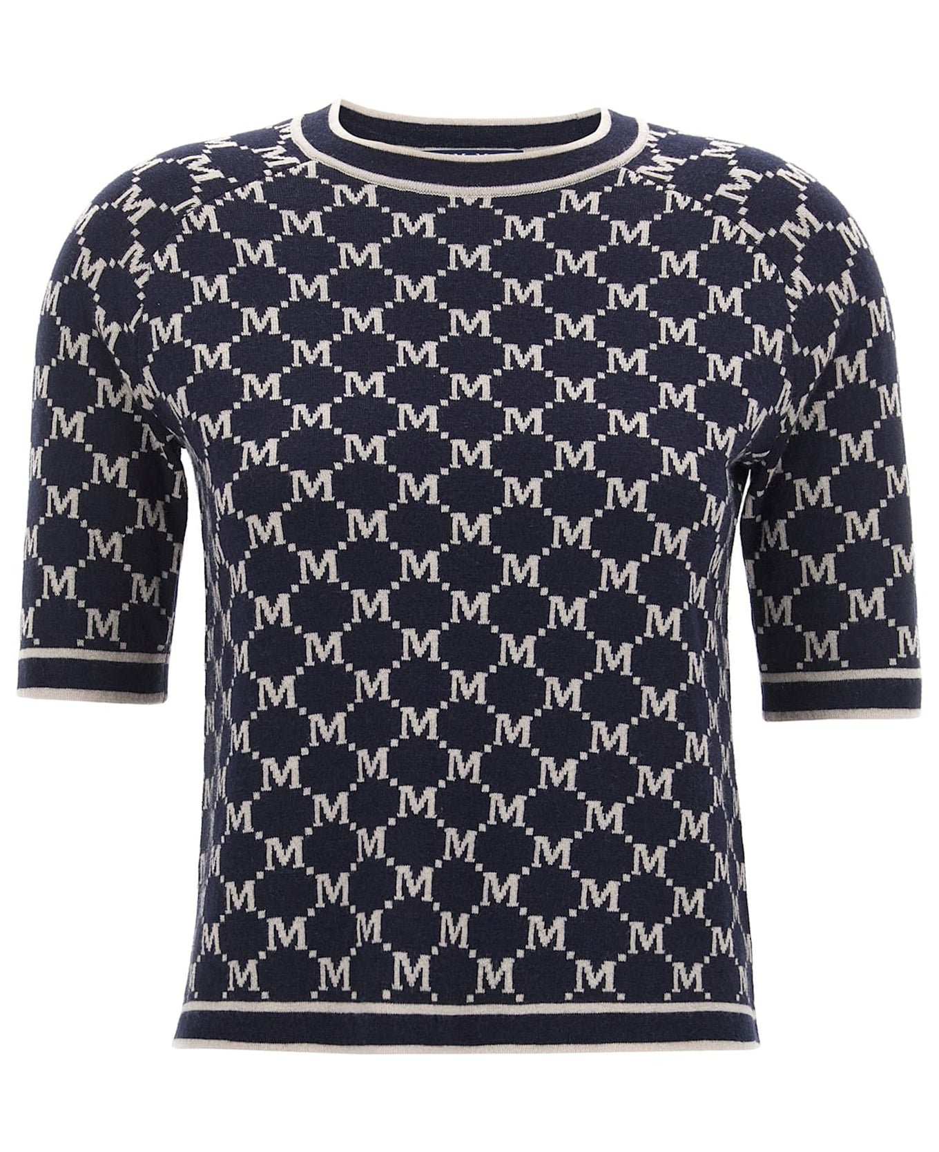 Short-Sleeved Knit Top