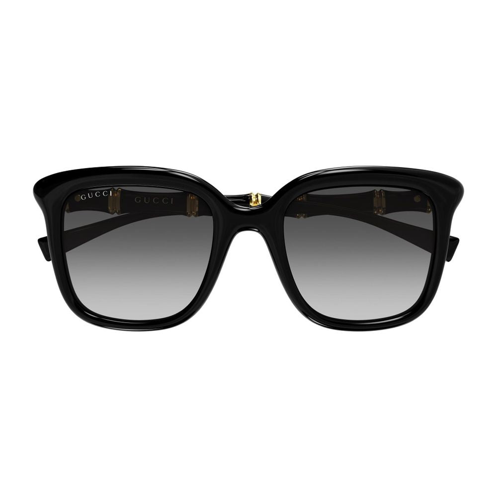 Bold Butterfly-Frame Sunglasses with Bamboo Motif GG2058S Linea Sign
