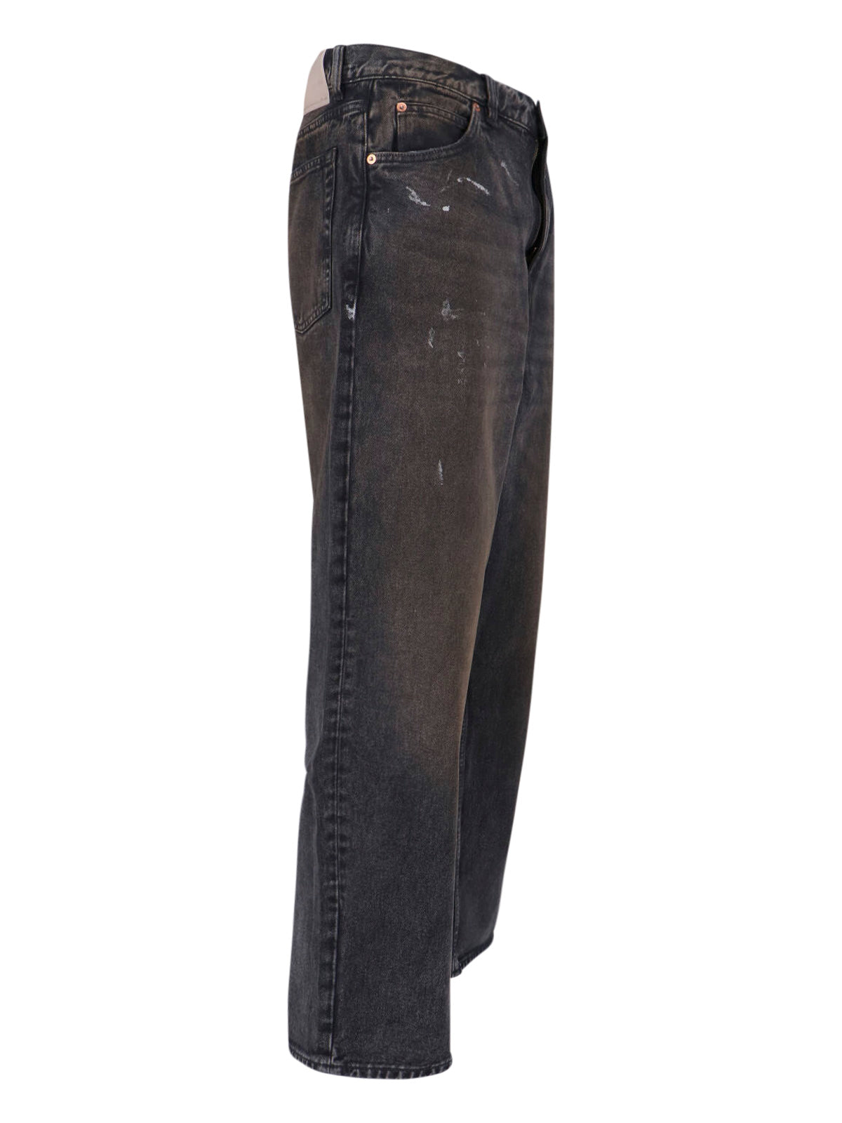 Straight-Leg Jeans With Medium Wash