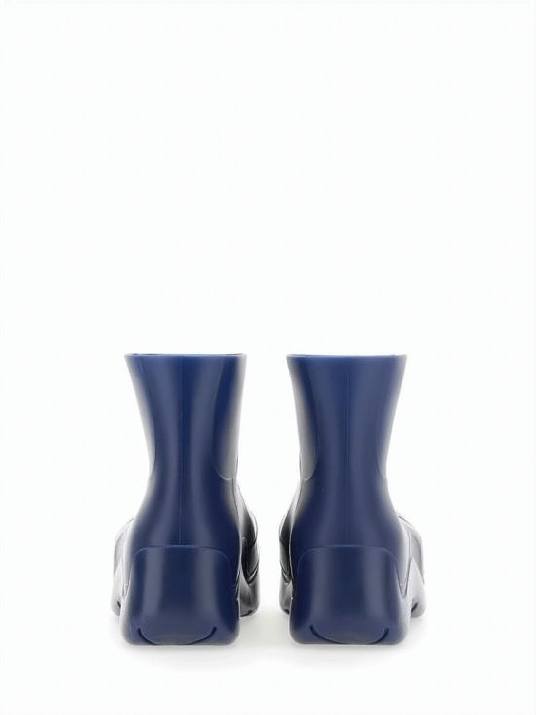 Matte Rubber Ankle Boots