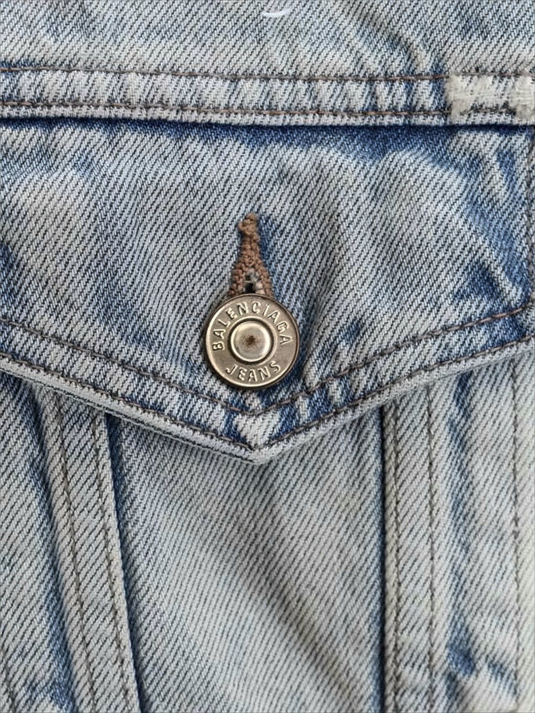 Faded Grey Denim Jacket