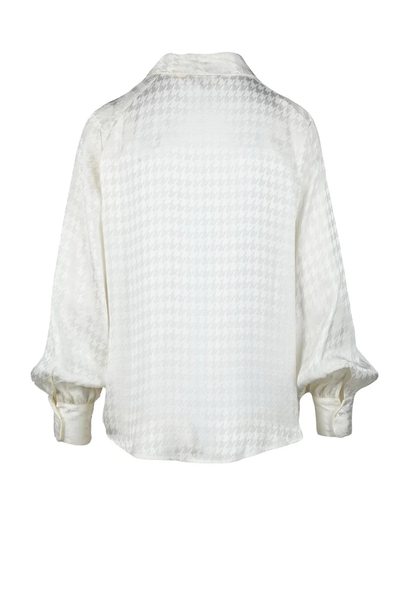 Acetate Silk Shirt - White