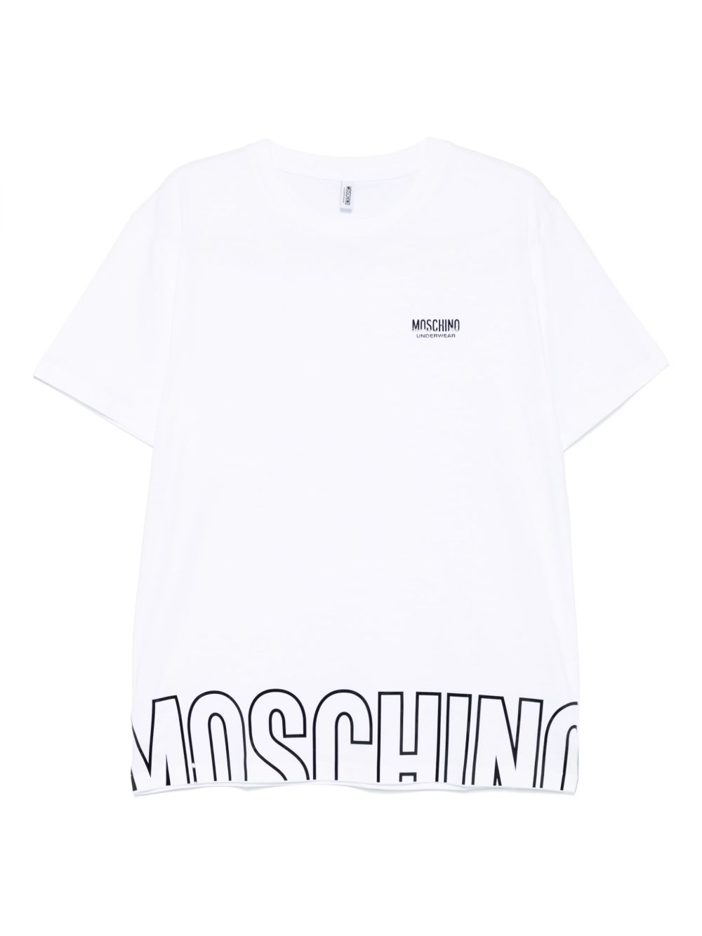 Graphic White Crew Neck T-Shirt