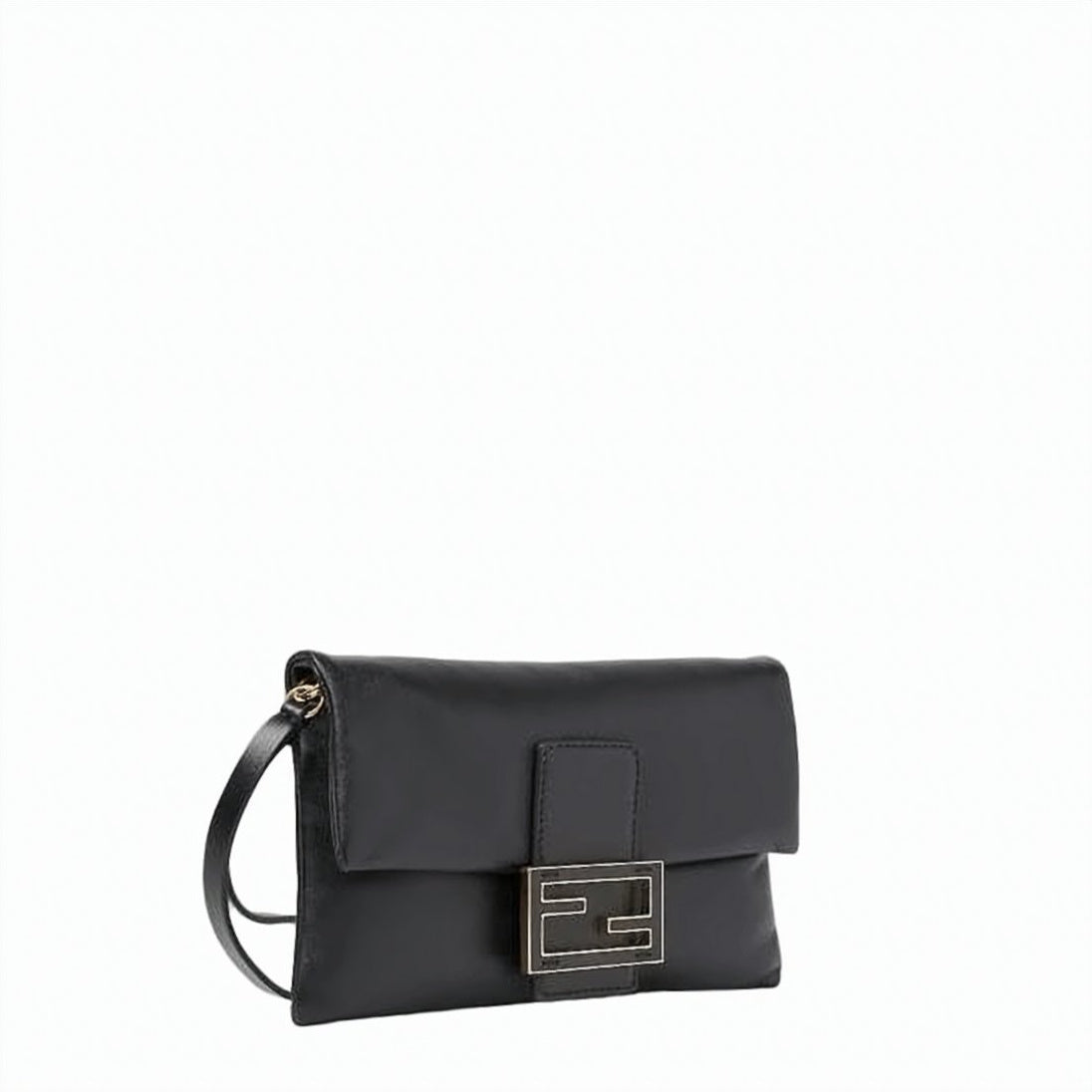 Rectangular Lambskin Shoulder Bag
