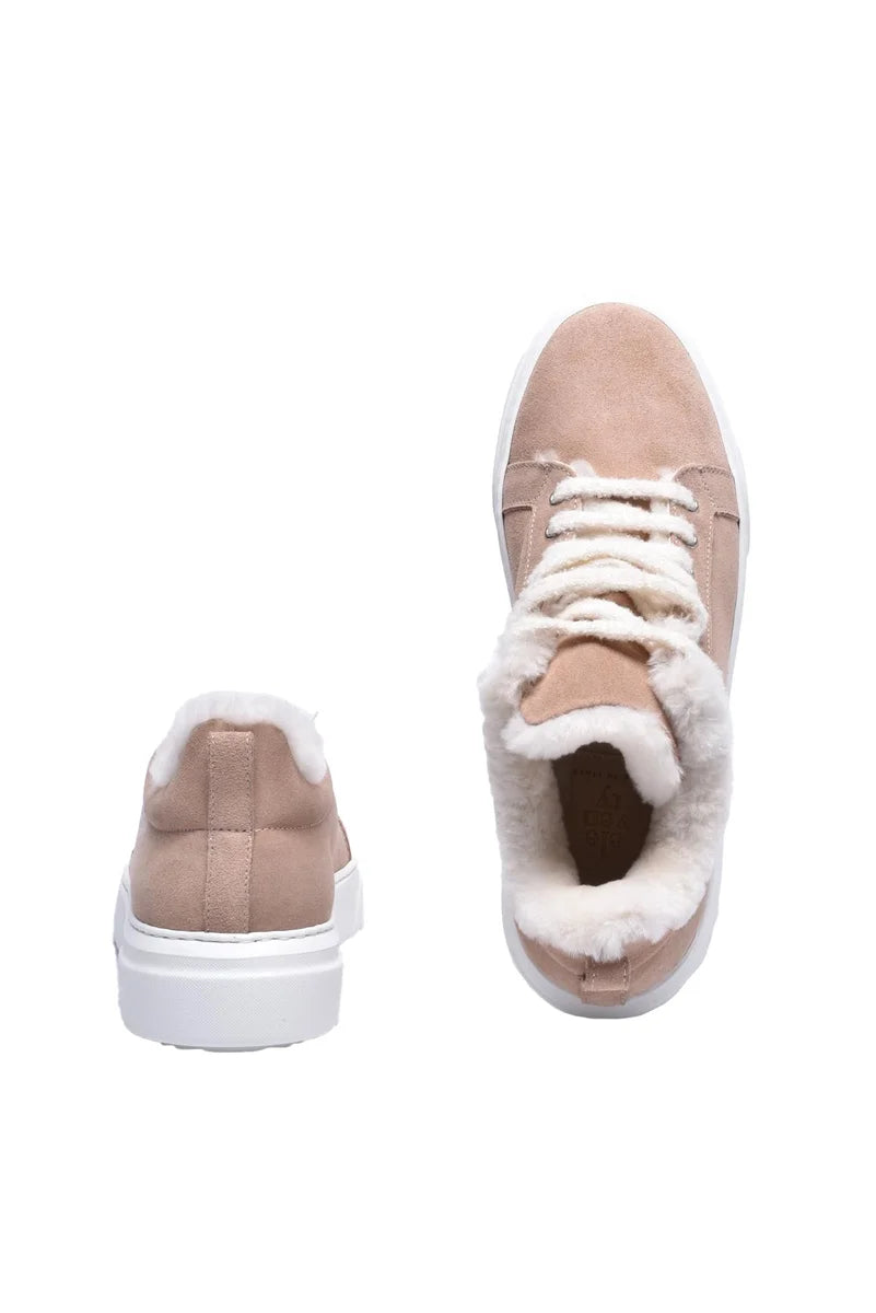Suede Sneakers - Brown