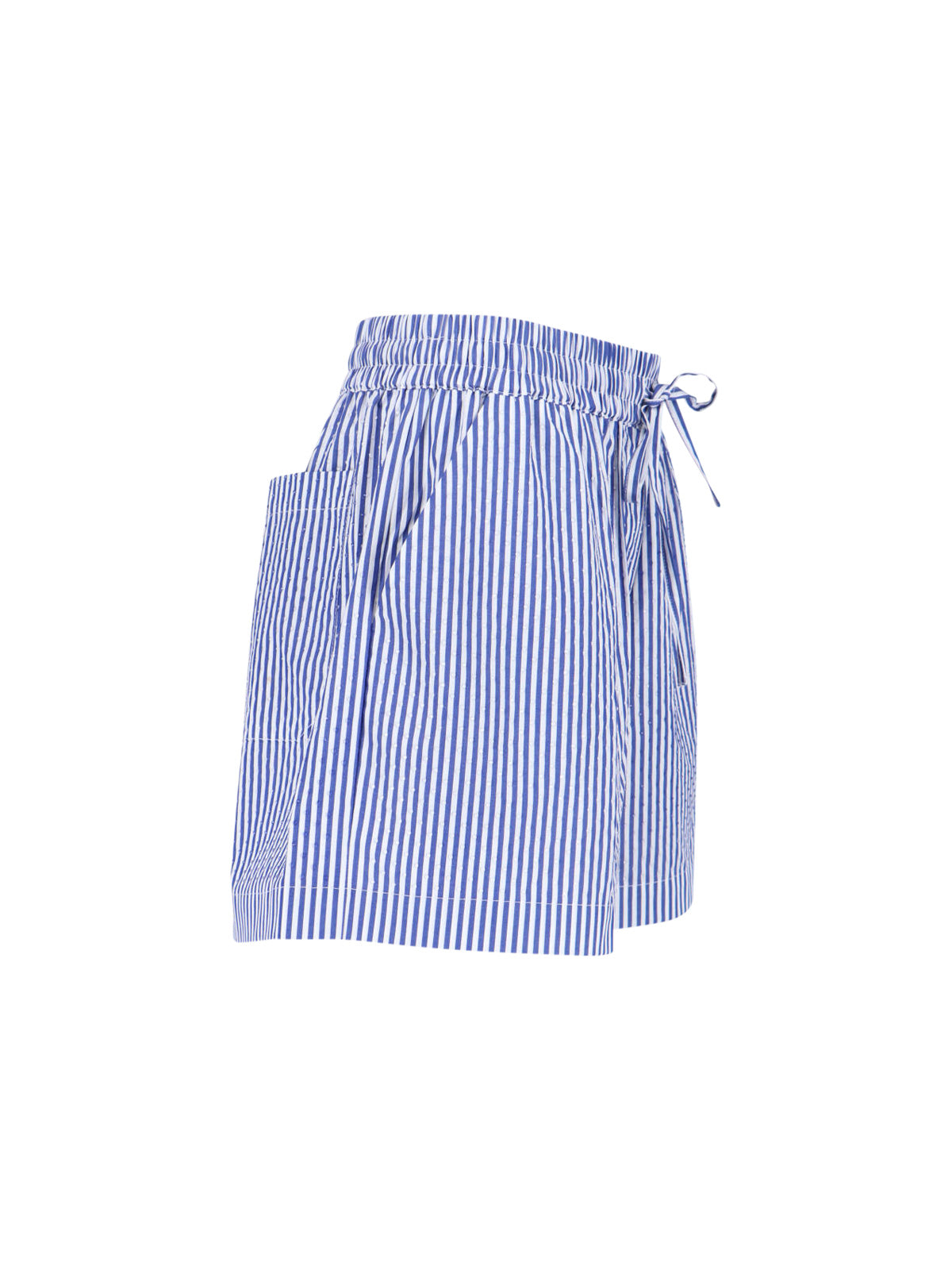 Blue Striped Shorts