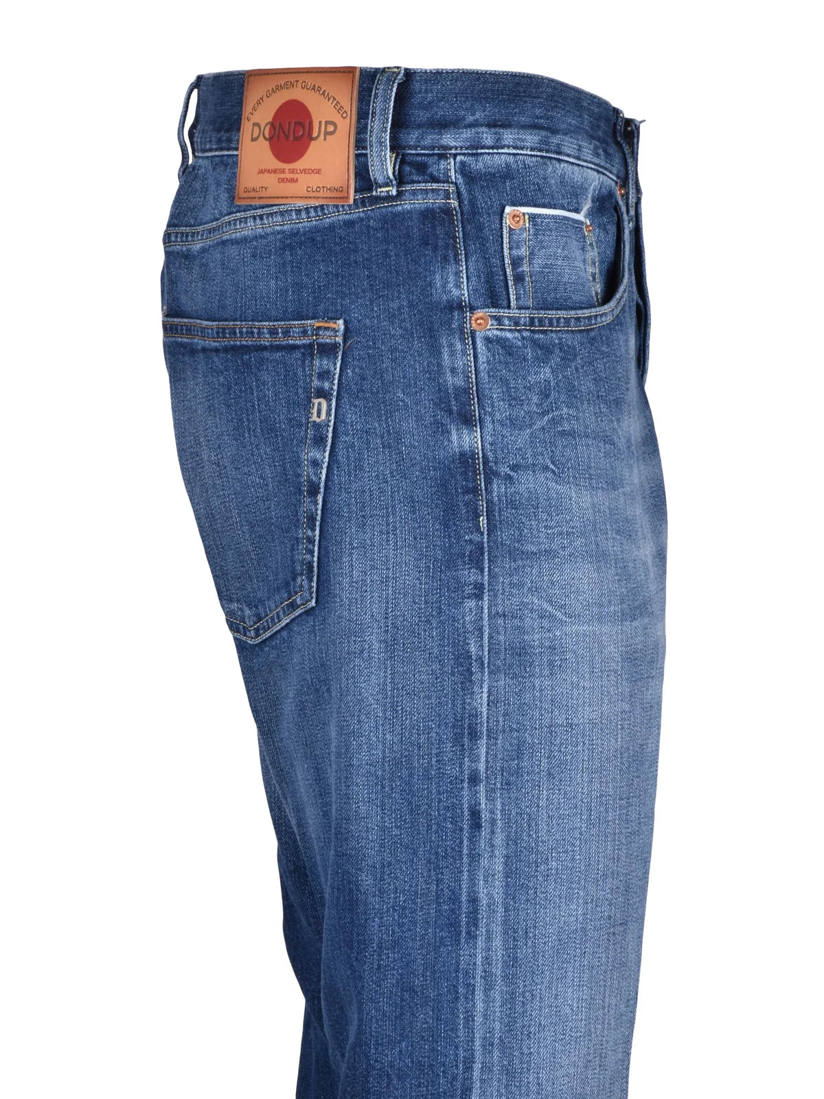 Blue Icon Regular Fit Cotton Polyurethane Jeans