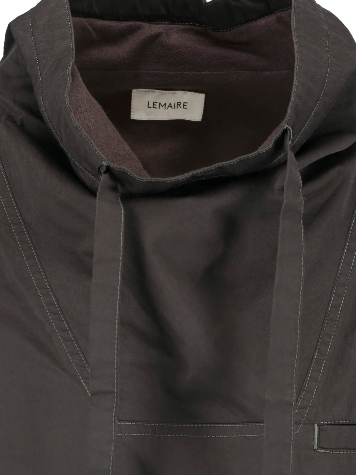 Grey Funnel Neck Boxy Cropped Hooded Sweatshirt