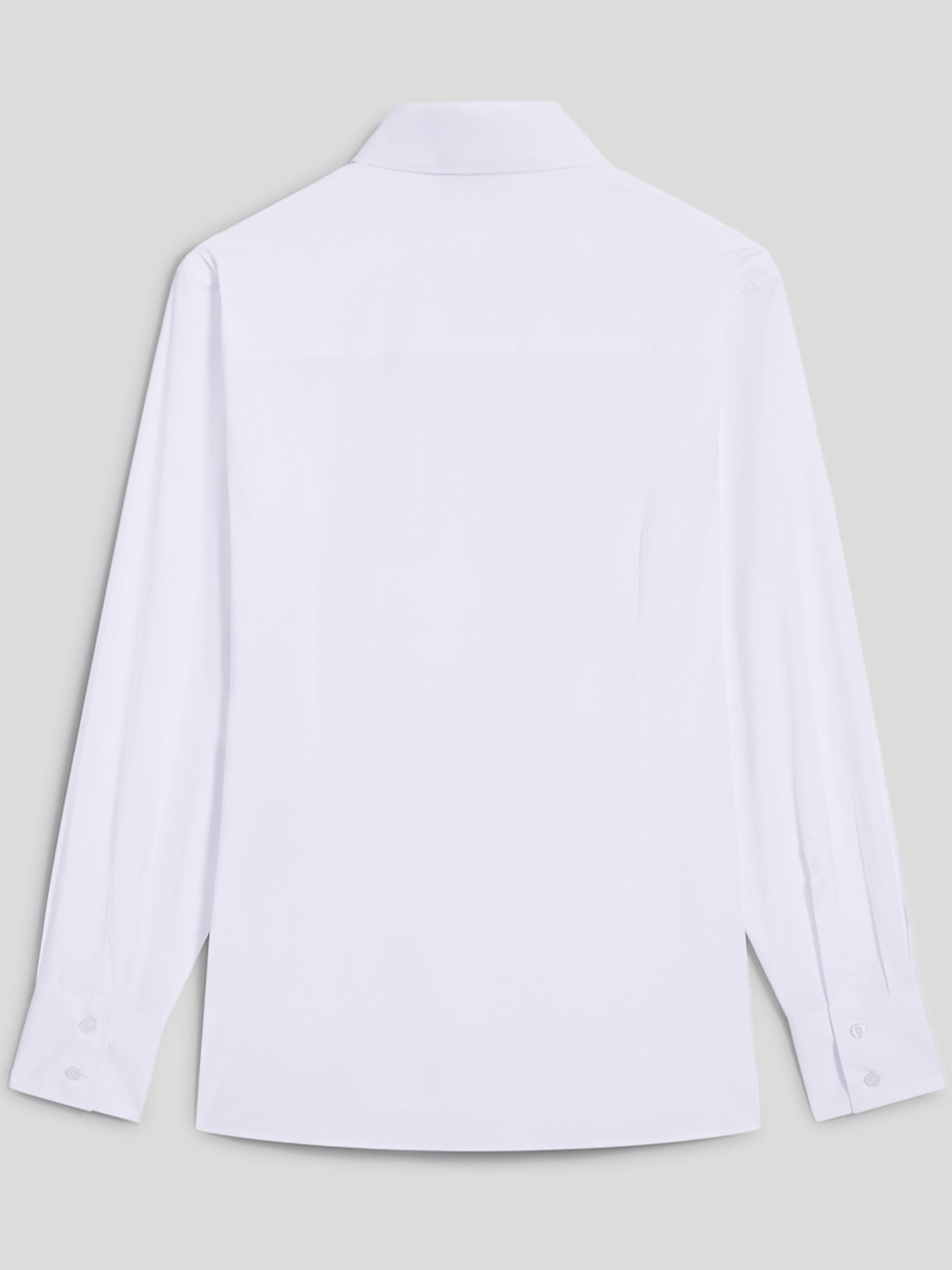 White Miley Long Sleeve Cotton Shirt
