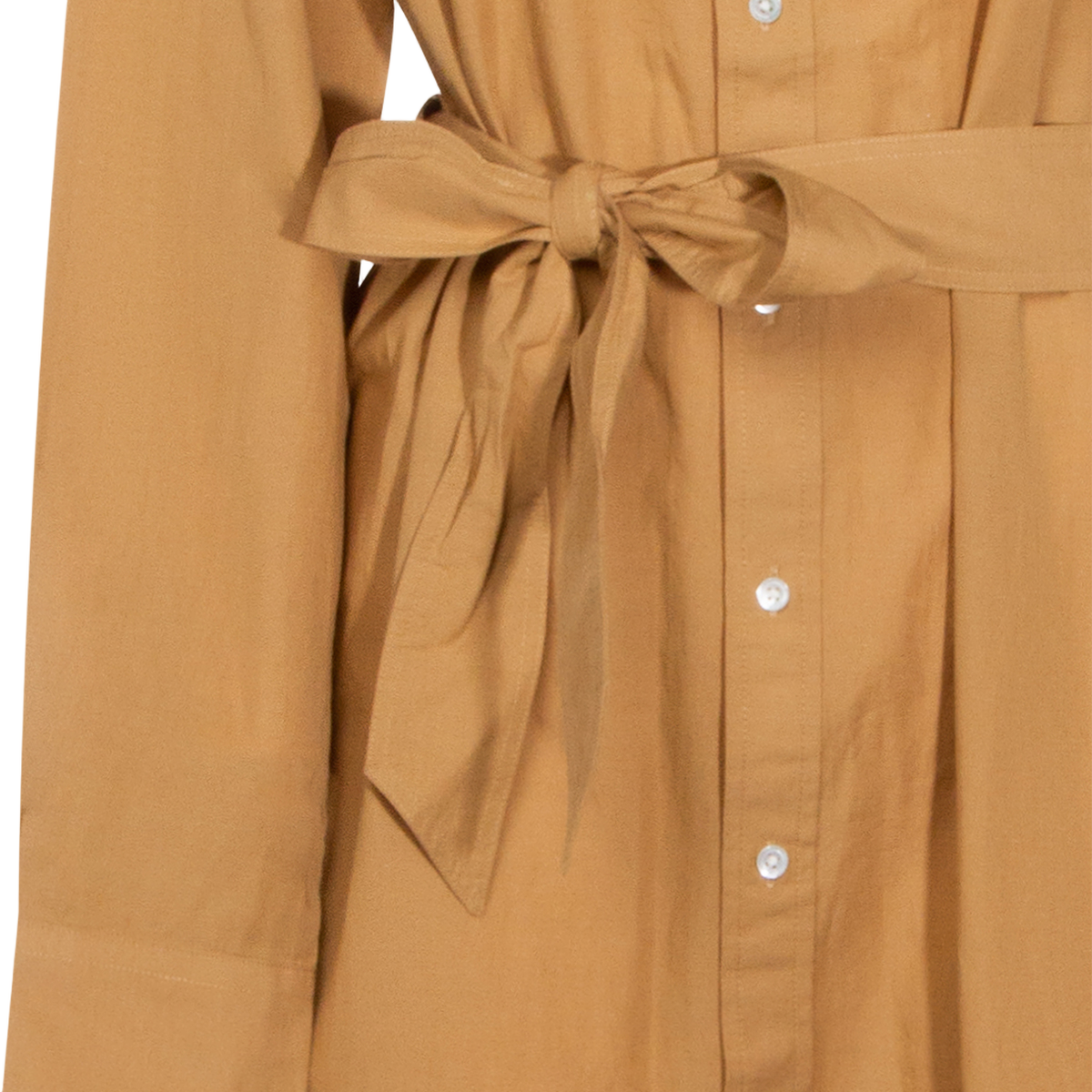 Classic Brown Dress With Fitted Bodice And Flowing Skirt
