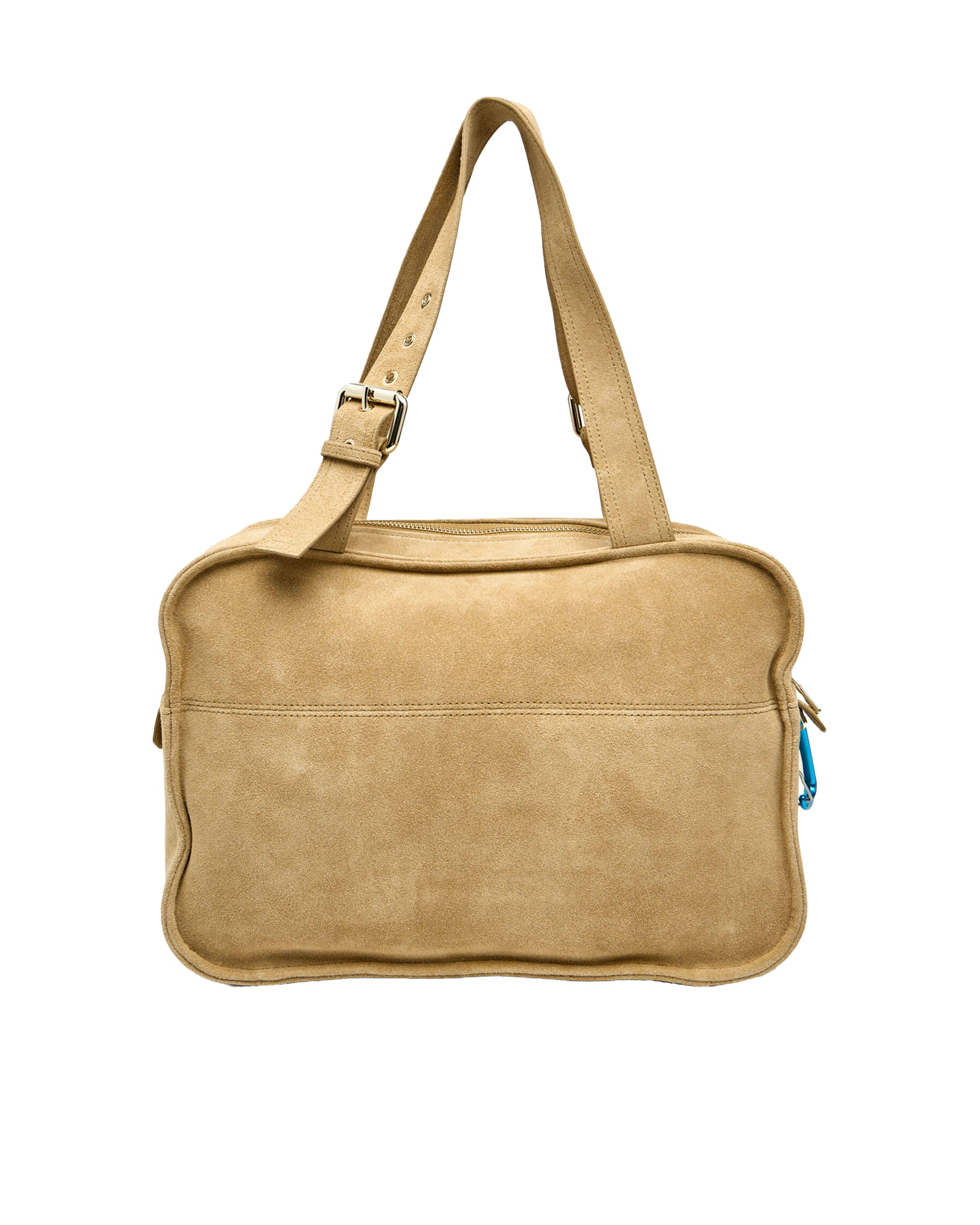 Suede Bag With Logo