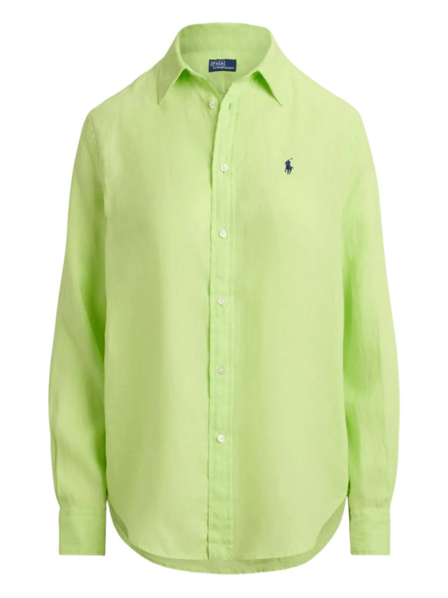 Electric Lime Linen Shirt