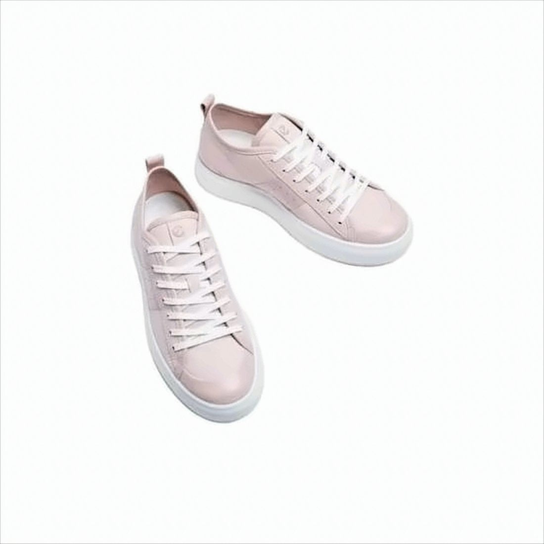 Minimalist Leather Sneakers with Rubber Sole