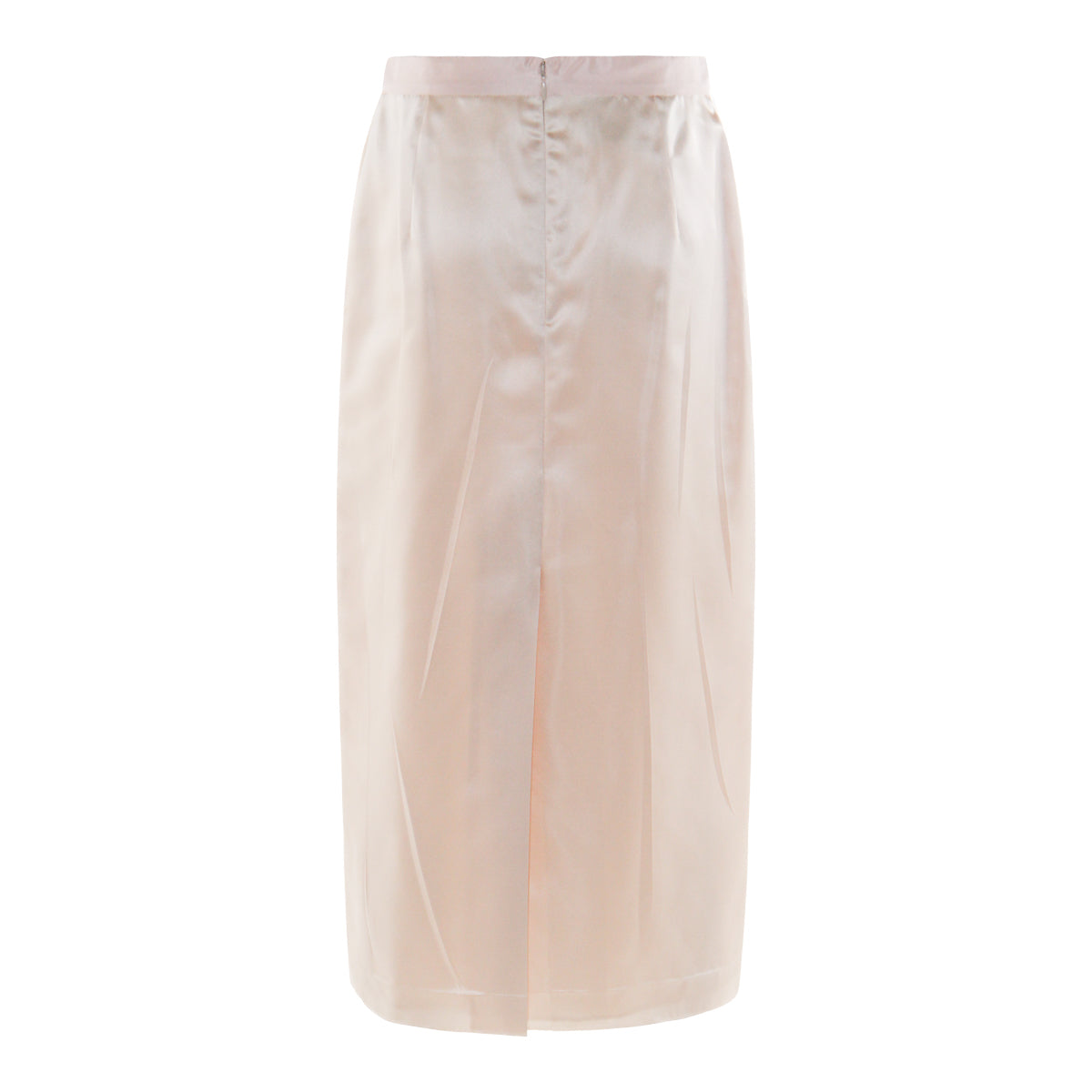 Champagne Silk Skirt