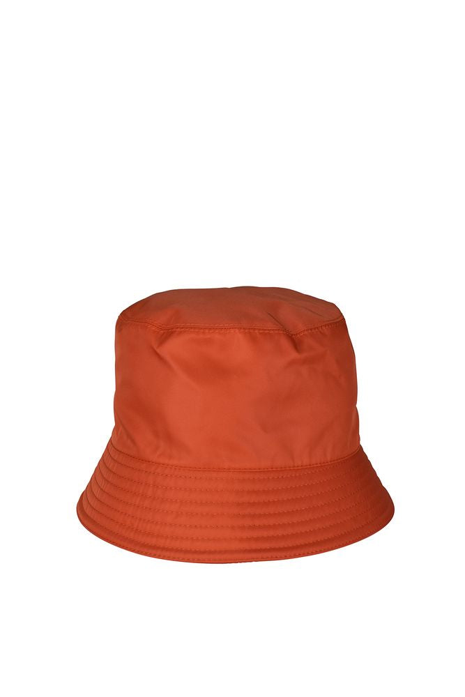 Re-Nylon Bucket Hat With Triangular Enamel Logo