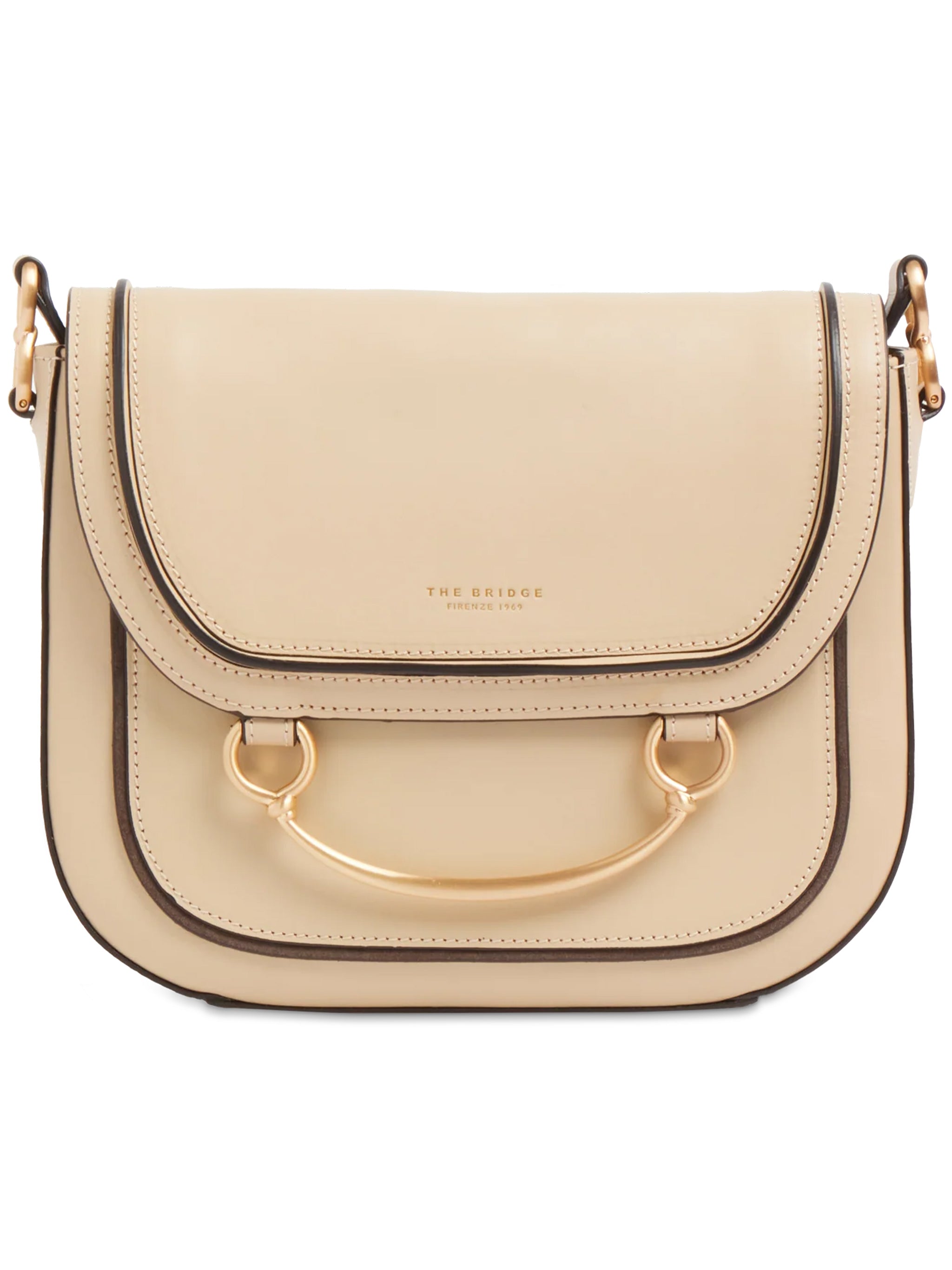 Crossbody Structured Smooth Leather Satchel