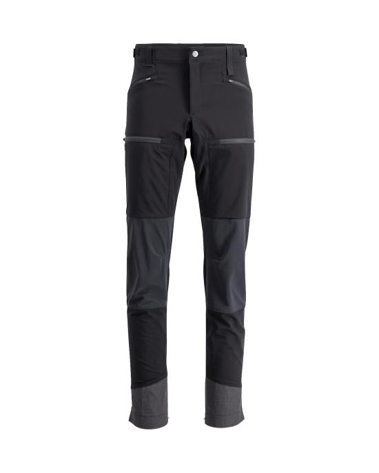 Multi-Panel Straight Fit Pants with Reinforced Knees