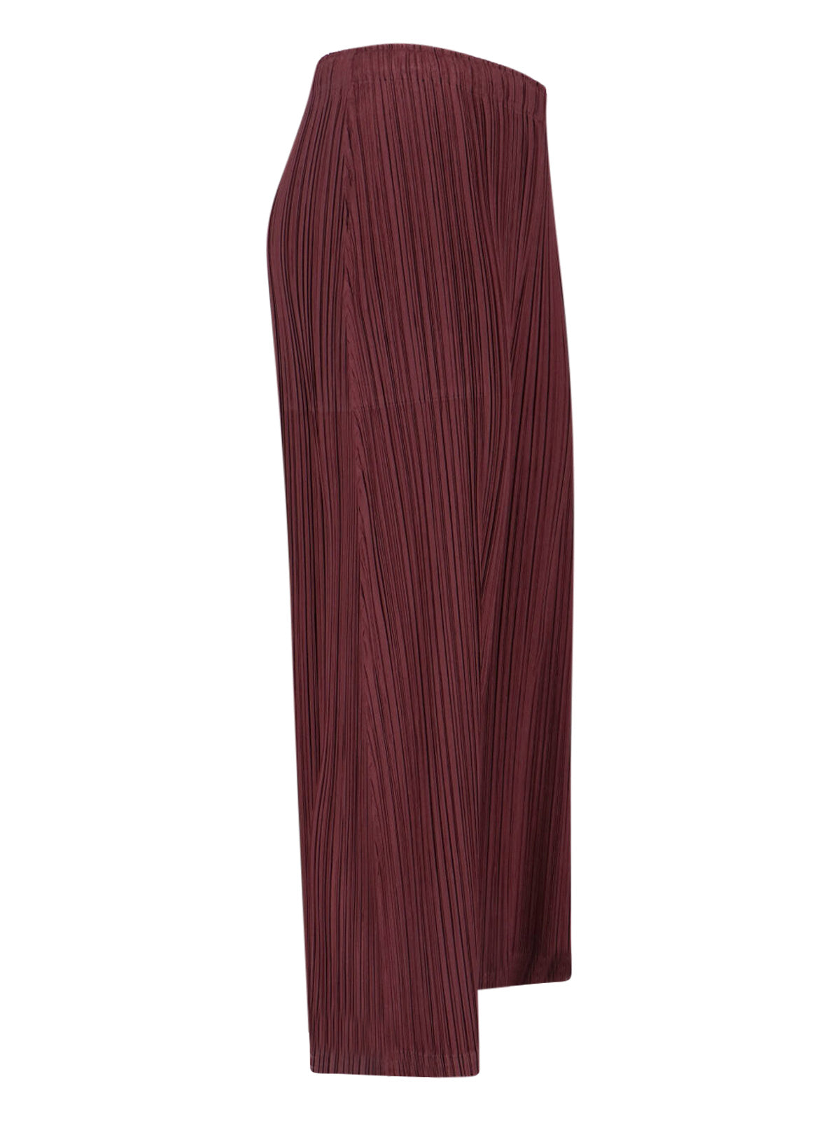 Red Pleated Trousers