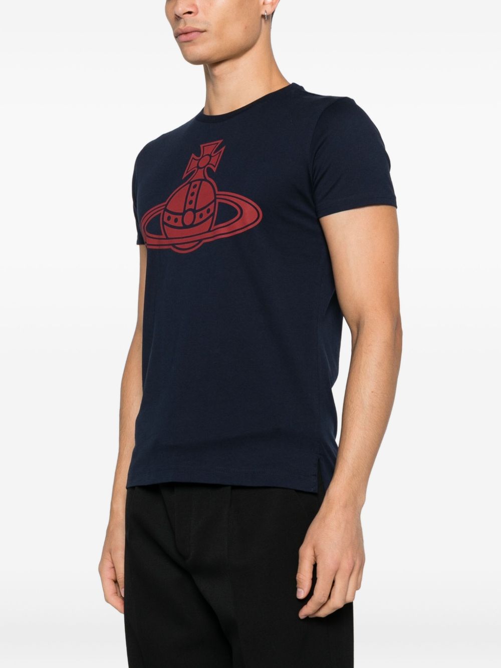 T-shirt z okrągłym dekoltem