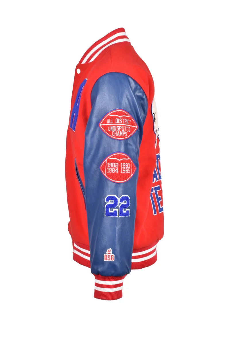 College Jacket - Blue/Red