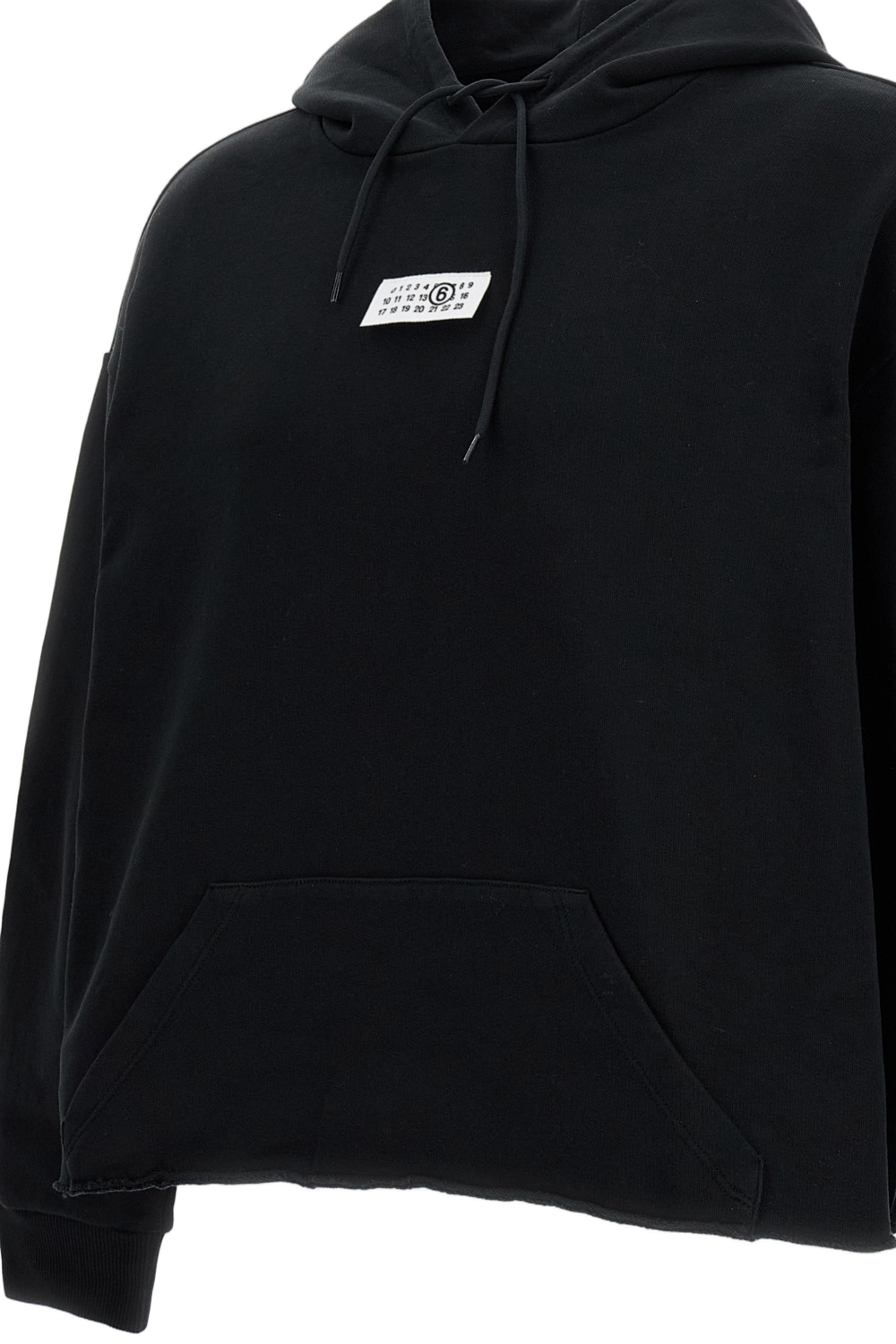 Classic Ribbed Cuff Black Sweater