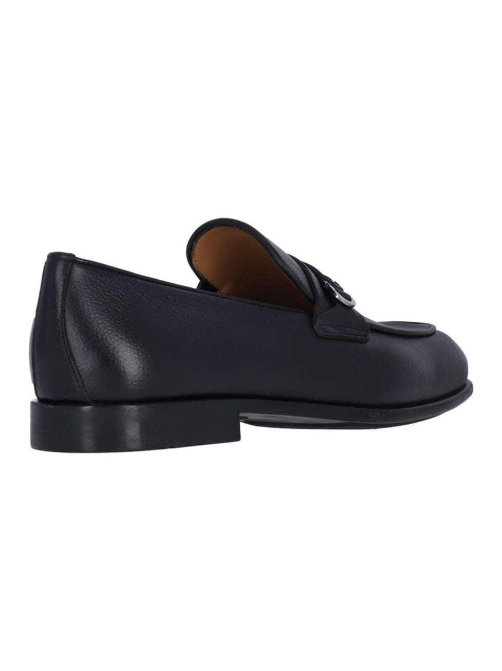 "Gancini" Loafers – Black
