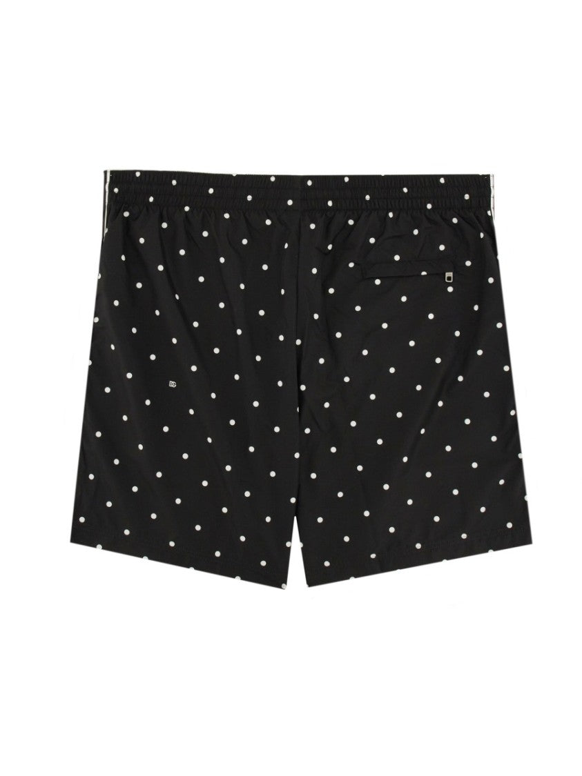 Polka Dot Print Swimsuit