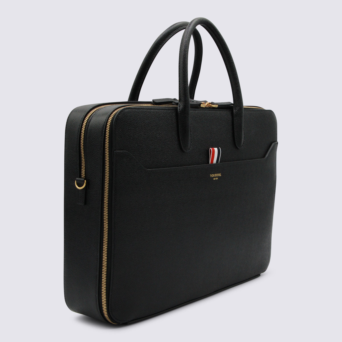 Black Top Handle Bag