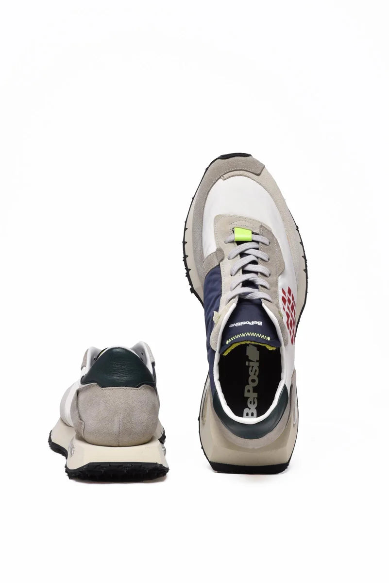 Space Race Sneakers - Grey/Blue