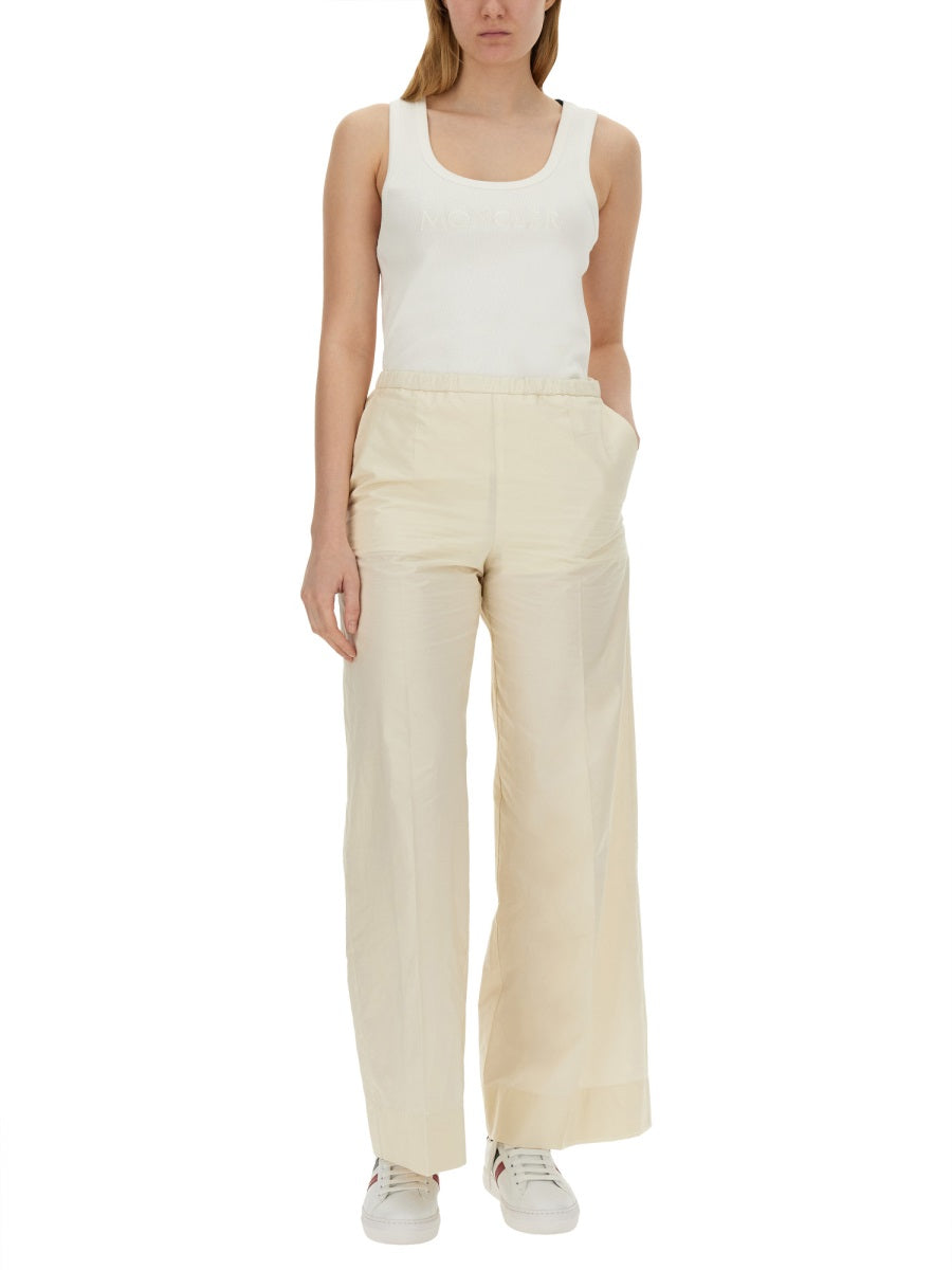 Sleek Slim Fit Top with Brand Logo