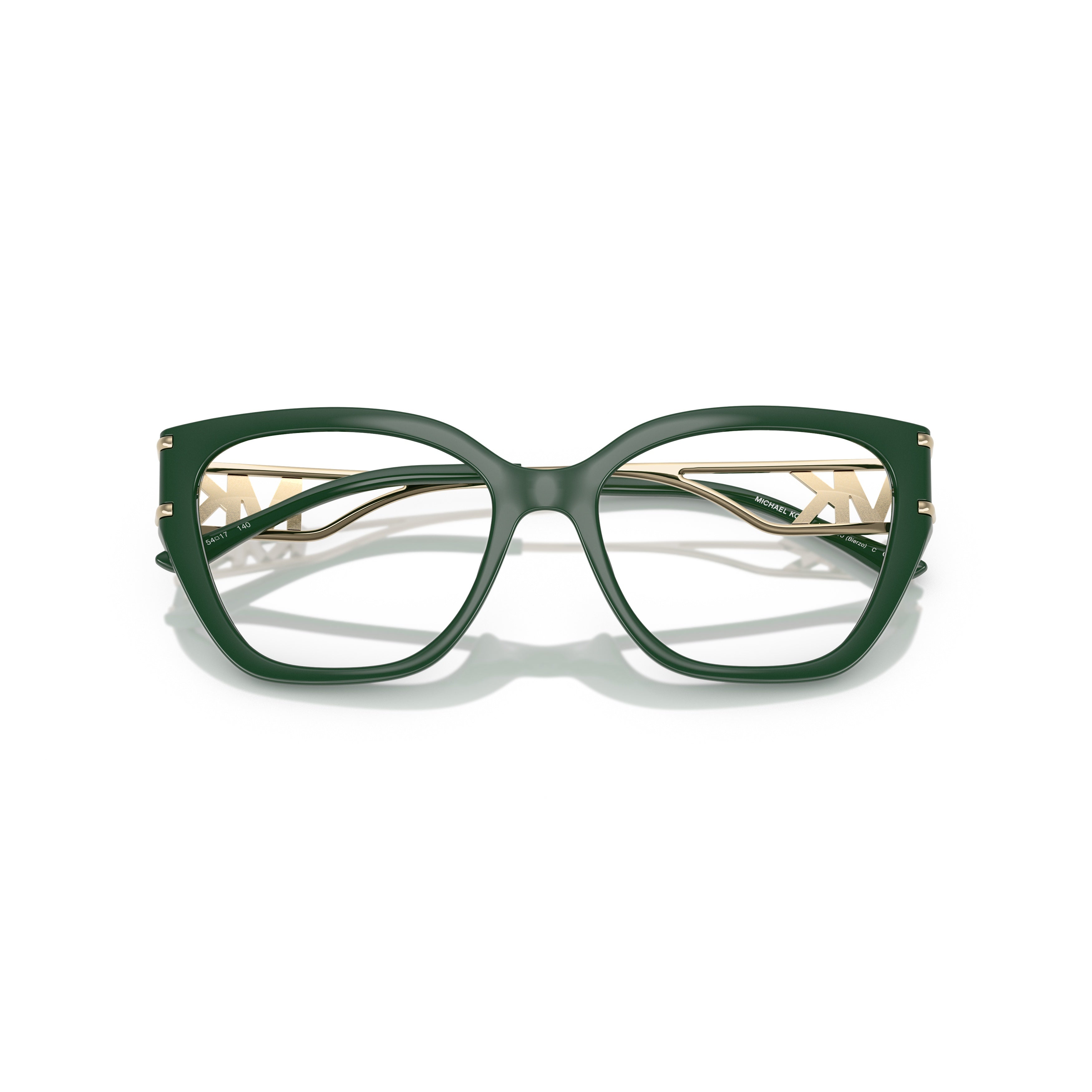 0mk4140u Oversized Square Frame Sunglasses with Gold Accents
