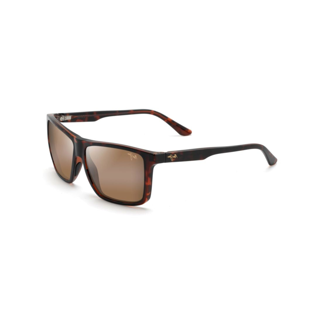 Mamalu Bay Rectangular Tortoiseshell Sunglasses with Brown-Tinted Lenses