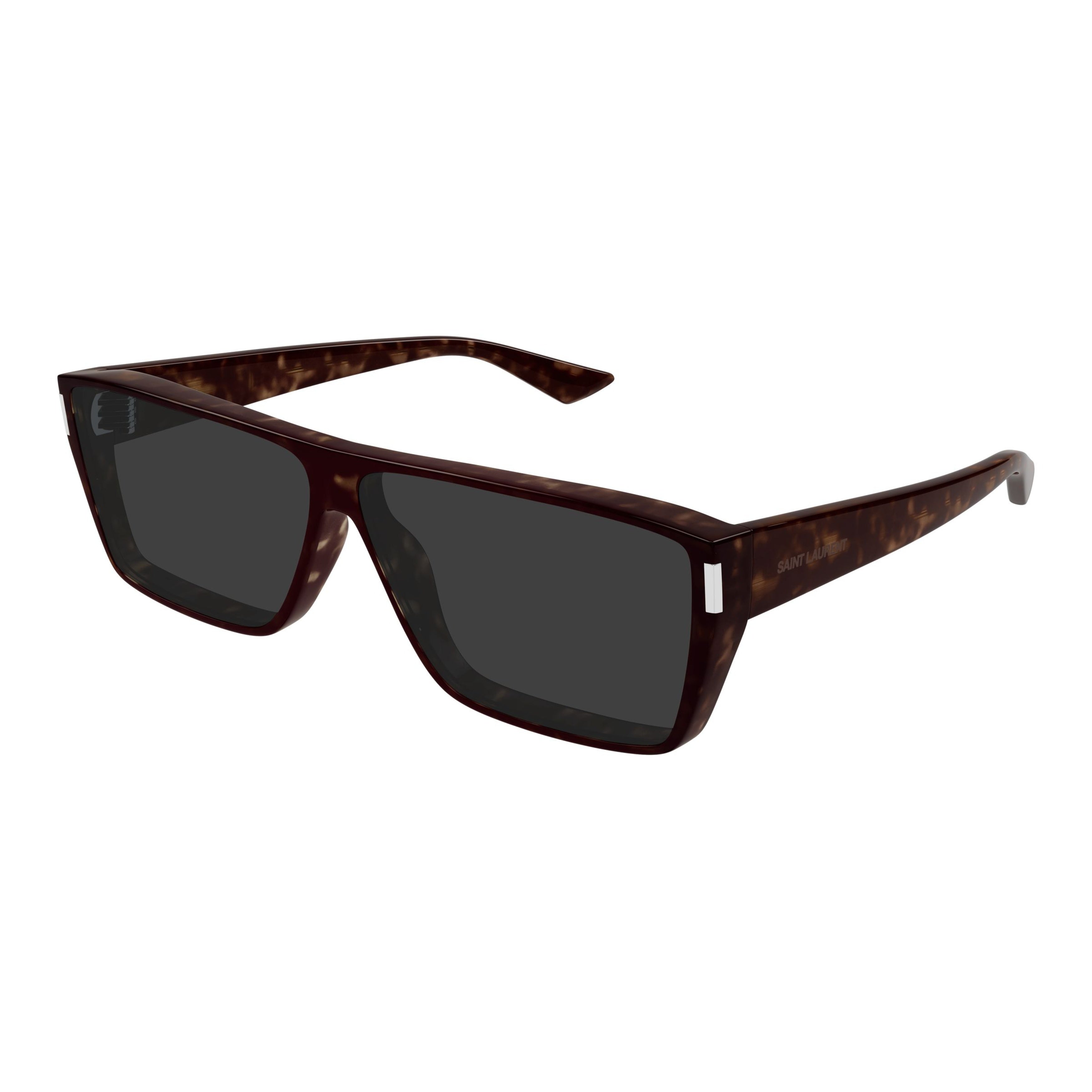 Sl 757 Rectangular Tortoiseshell Sunglasses
