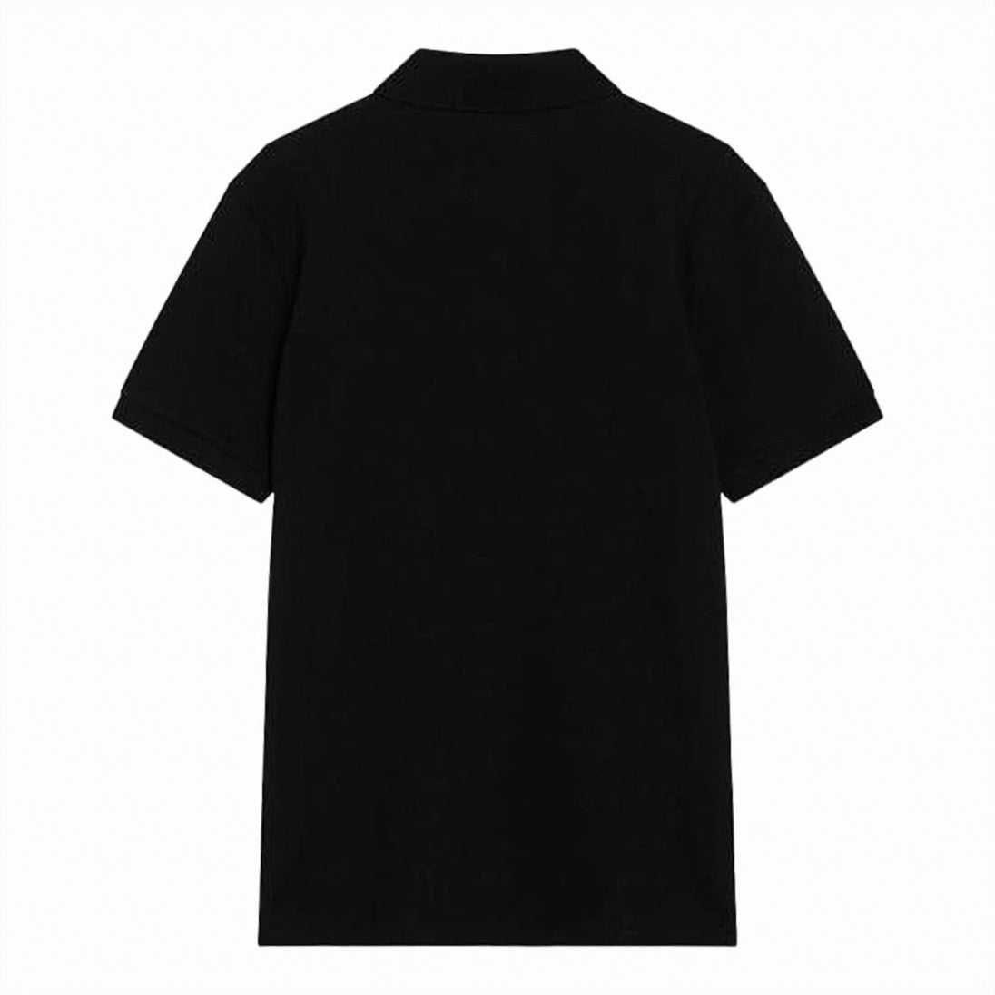 Short-Sleeve Polo Shirt with Ribbed Collar